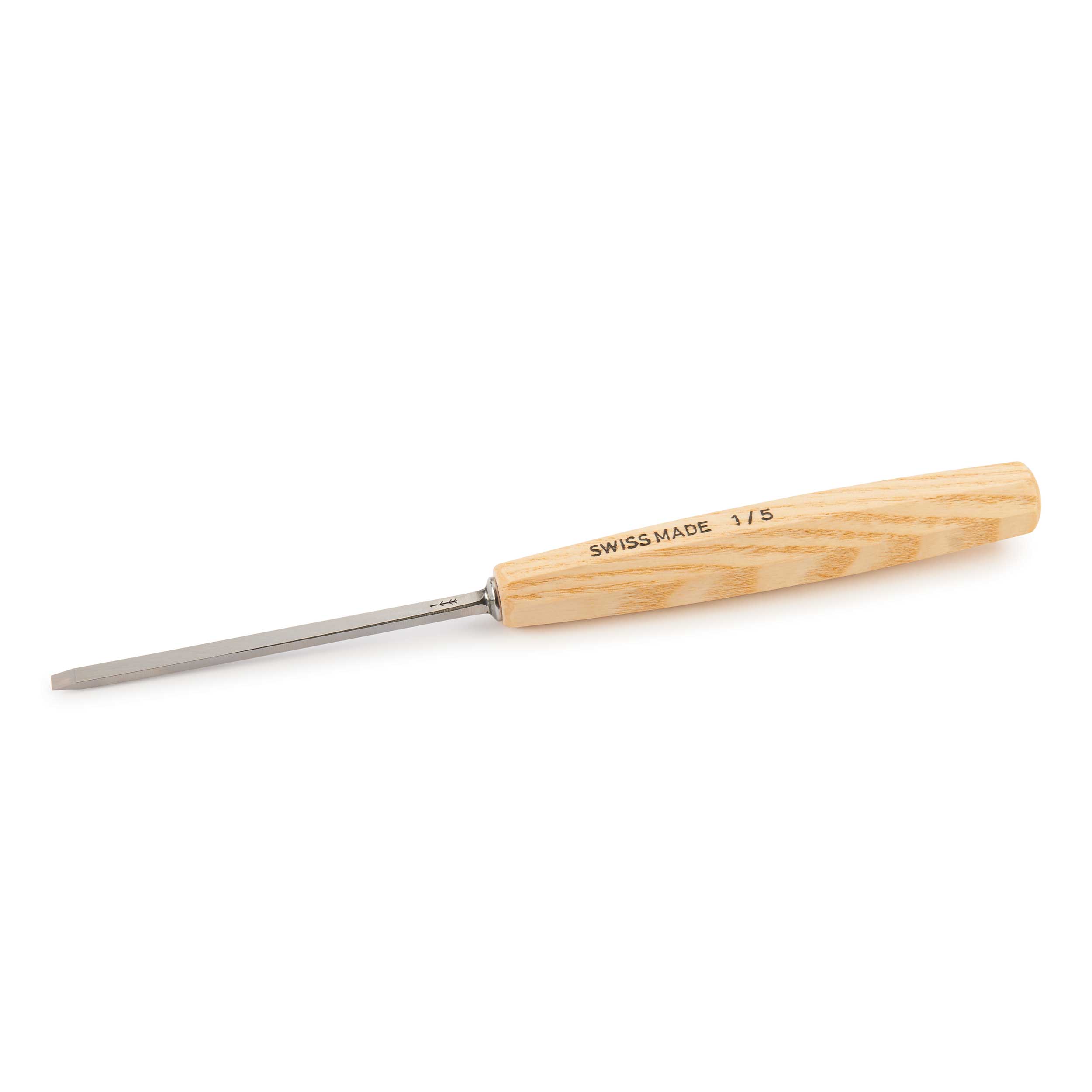 #1 Sweep Double Bevel Straight Chisel 5 Mm, Full Size