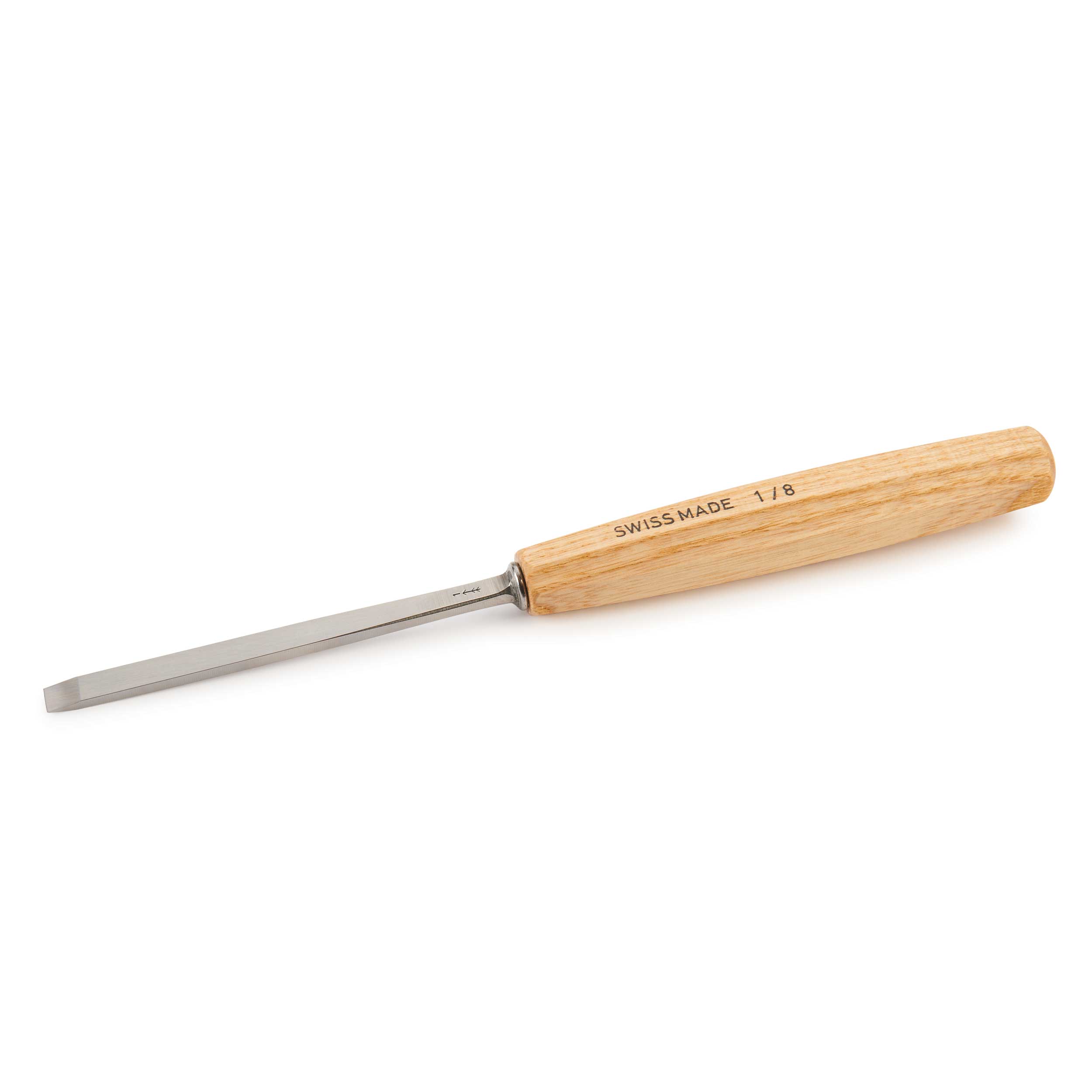 #1 Sweep Double Bevel Straight Chisel 8 Mm, Full Size