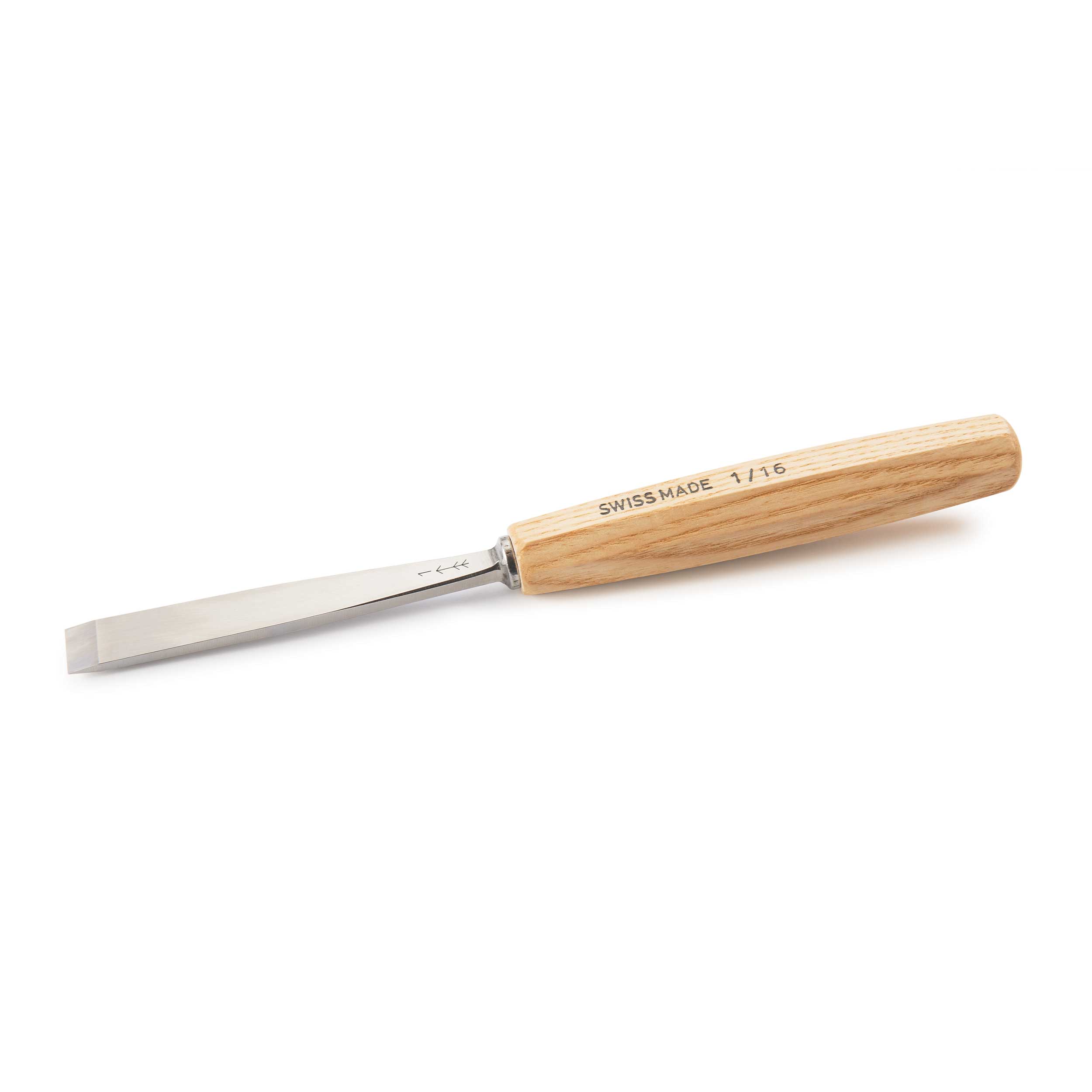 #1 Sweep Double Bevel Straight Chisel 16 Mm, Full Size