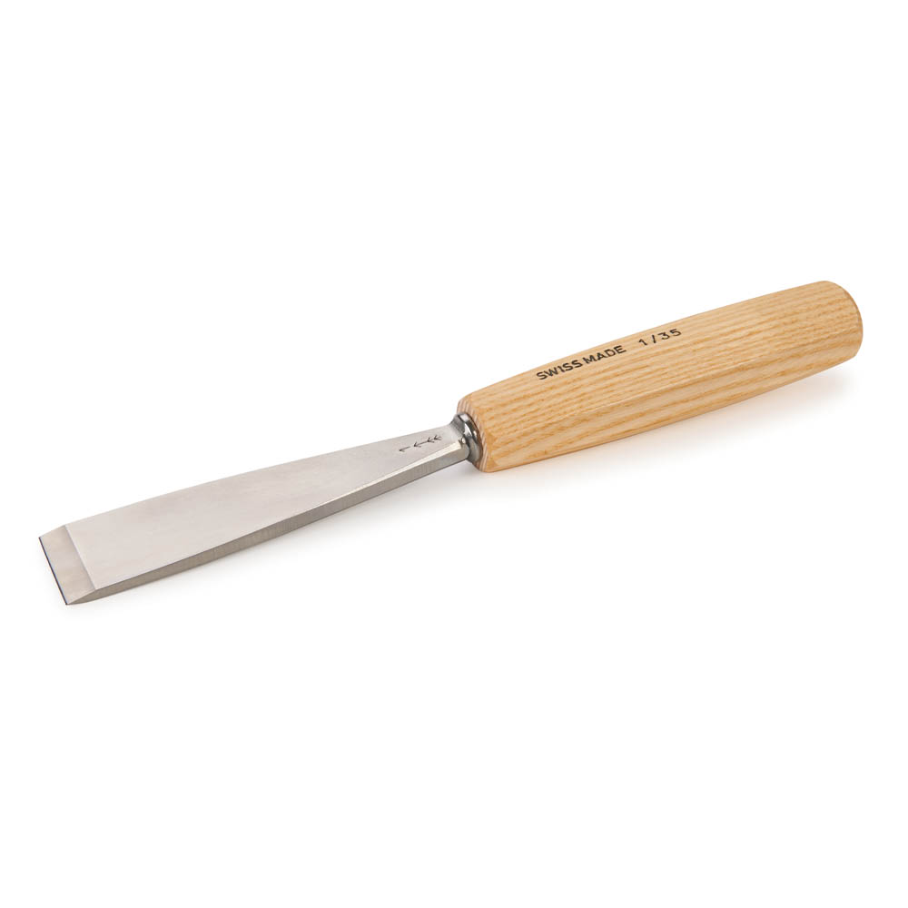 #1 Sweep Double Bevel Straight Chisel 35 Mm, Full Size