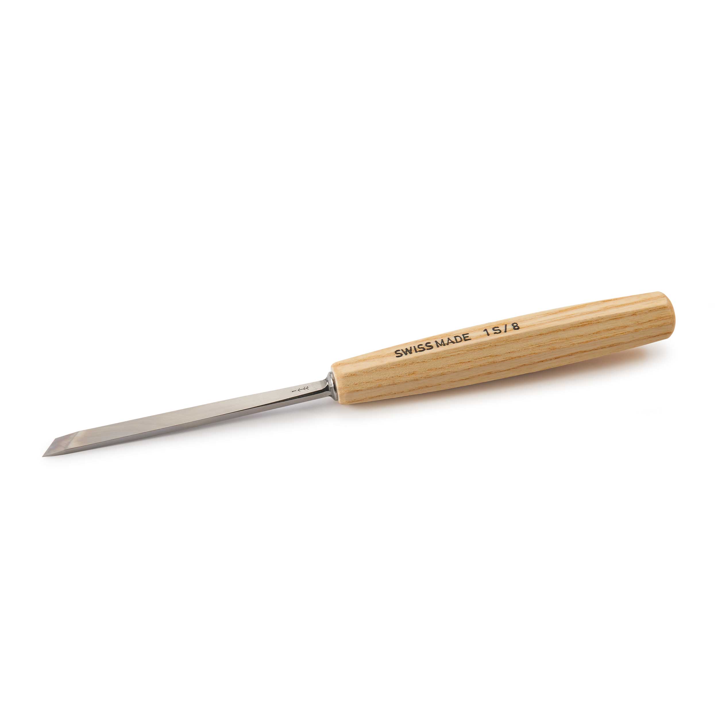 #1 Sweep Double Bevel Skew Chisel 8 Mm, Full Size