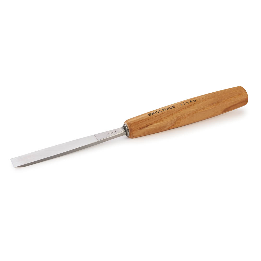 #1 Sweep Single Bevel Straight Chisel 14 Mm, Full Size