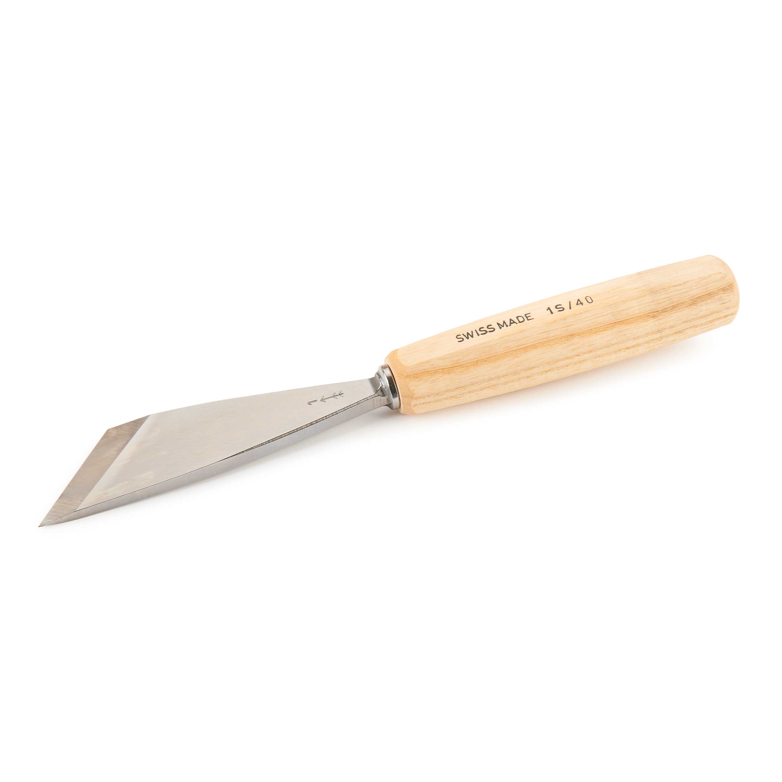 #1 Sweep Double Bevel Skew Chisel 40 Mm, Full Size