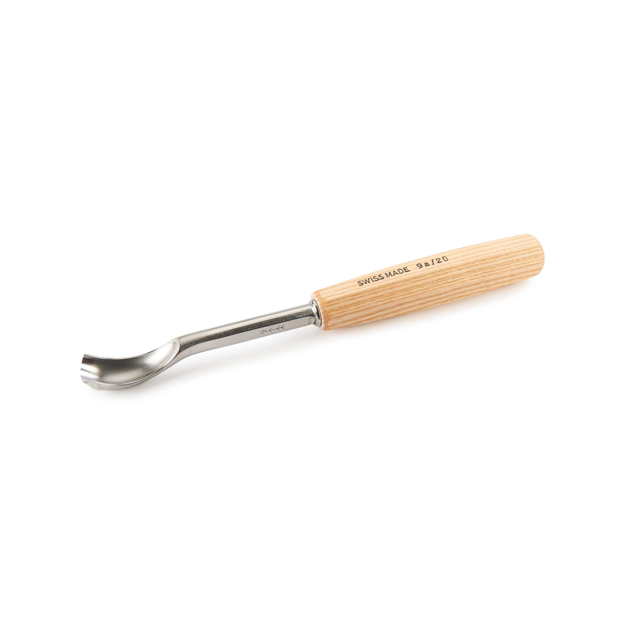 product: pfeil #9 Sweep Spoon Gouge 20 mm Full Size shown