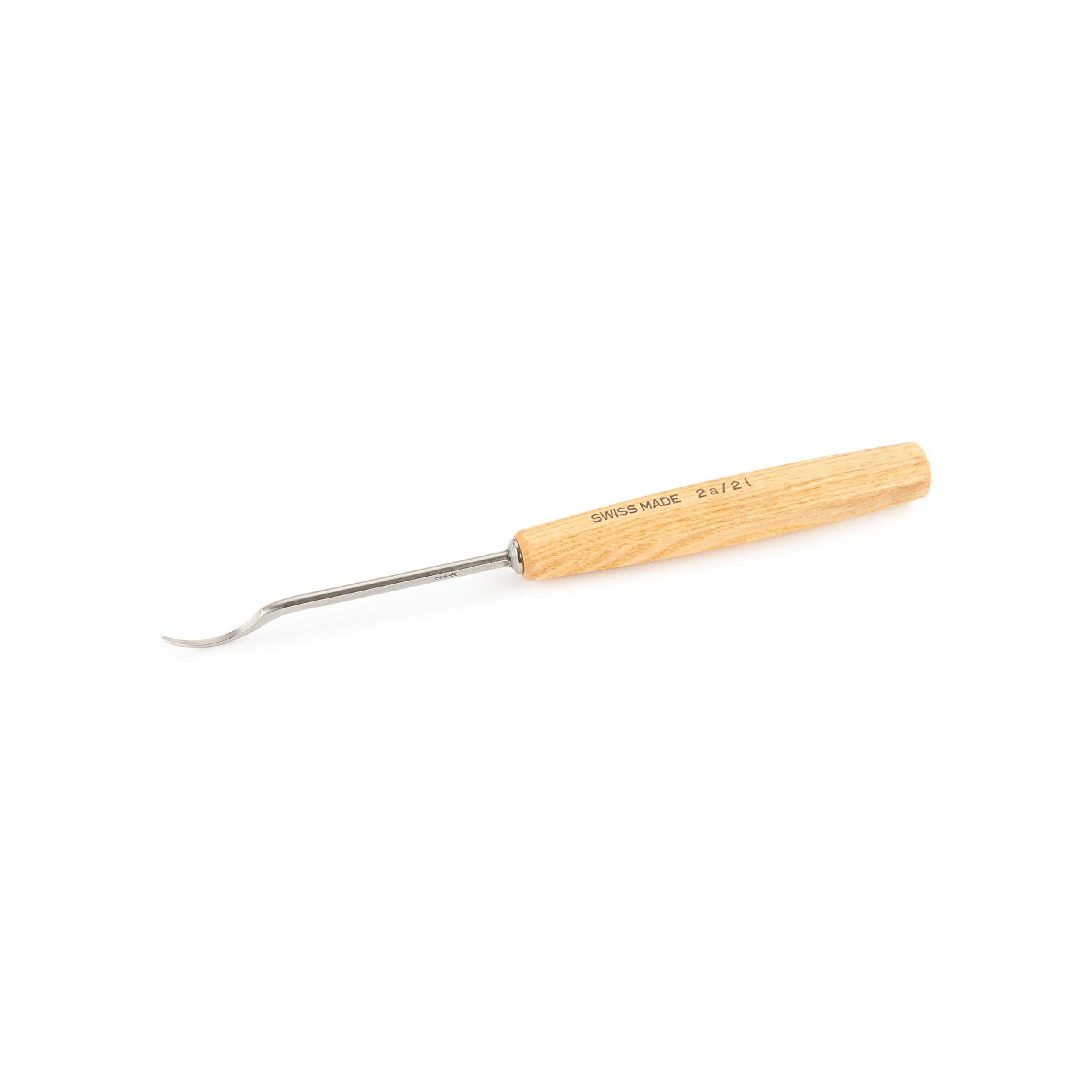 product: pfeil #2 Sweep Left Skew Spoon Gouge 2 mm Full Size shown