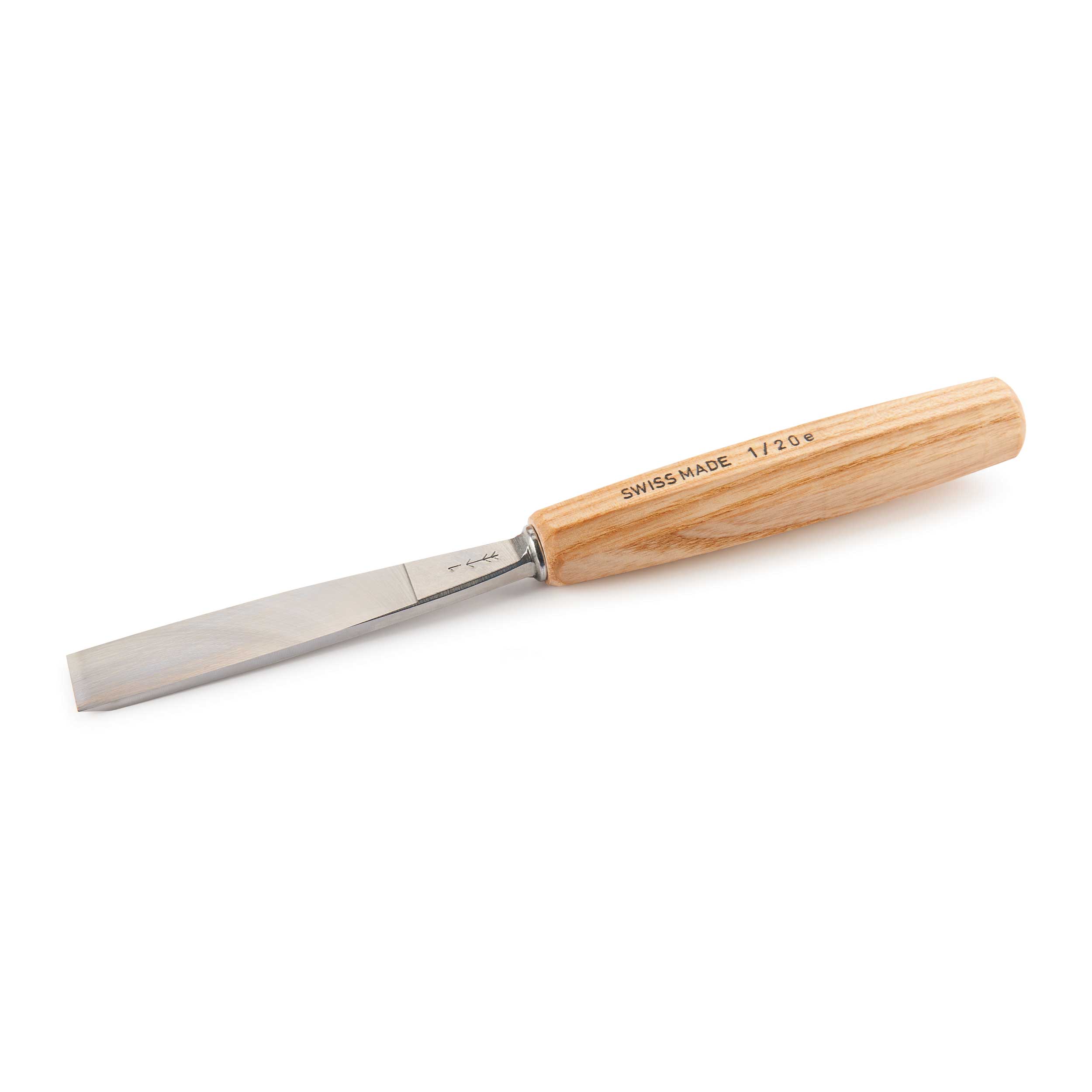 #1 Sweep Single Bevel Straight Chisel 20 Mm, Full Size