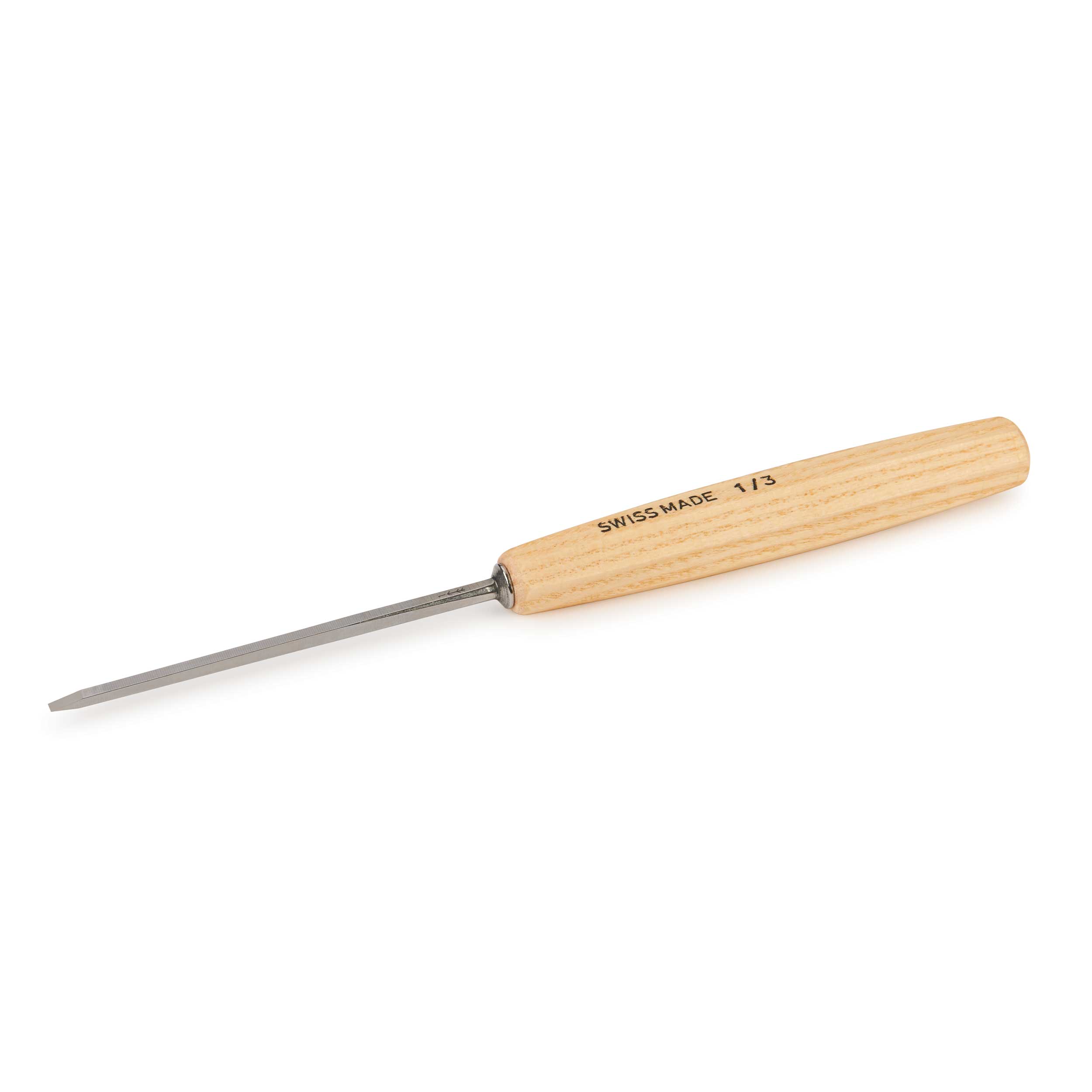 #1 Sweep Double Bevel Straight Chisel 3 Mm, Full Size