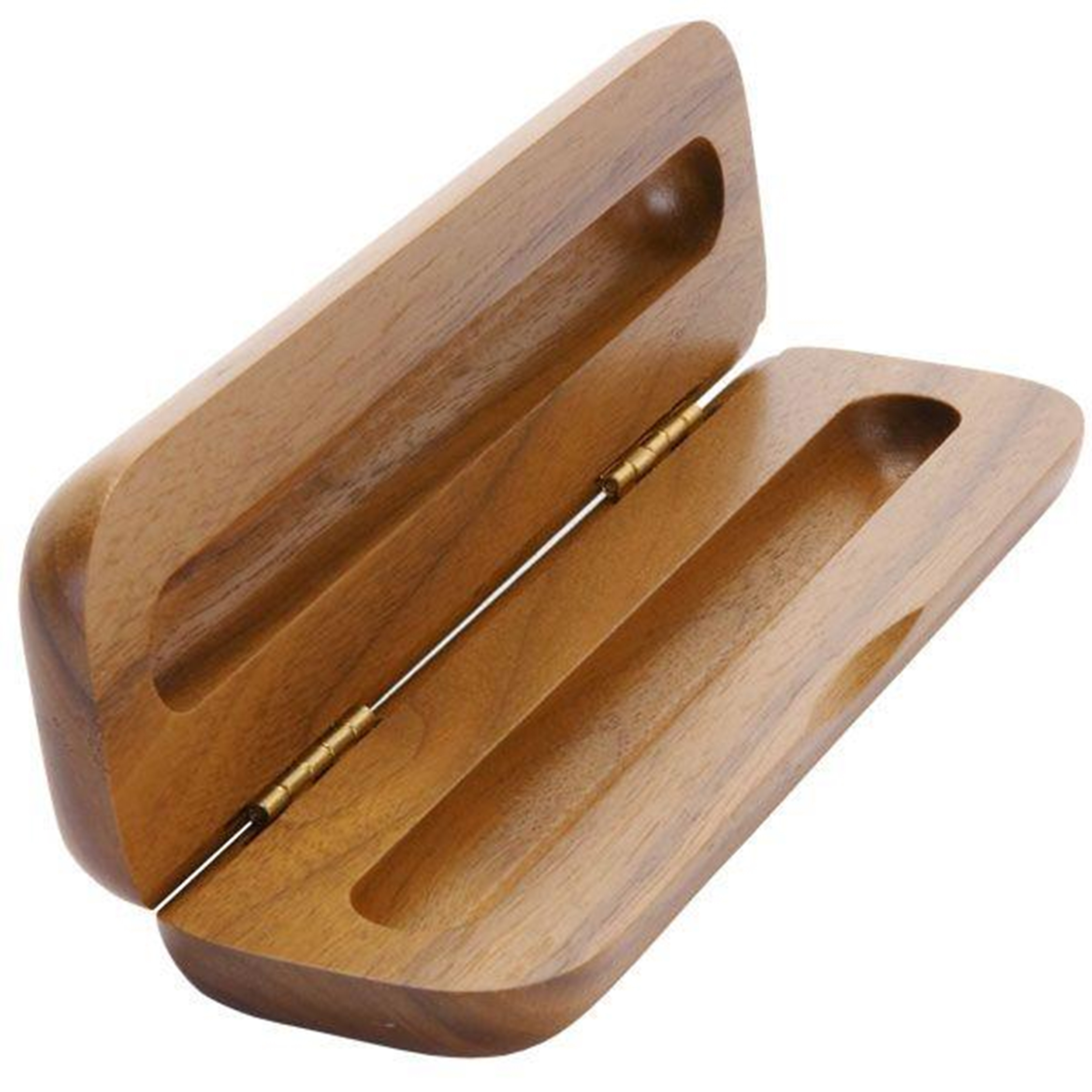 product: WoodRiver Single Walnut Stained Case shown
