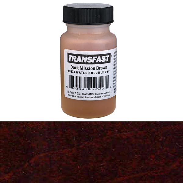 Homestead Transfast Dye Powder, Dark Mission Brown