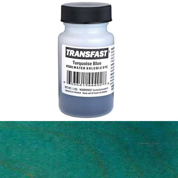 Homestead Transfast Dye Powder, Accent Color, Turquoise Blue