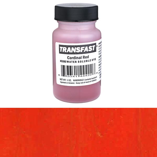 Homestead Transfast Dye Powder, Accent Color, Cardinal Red