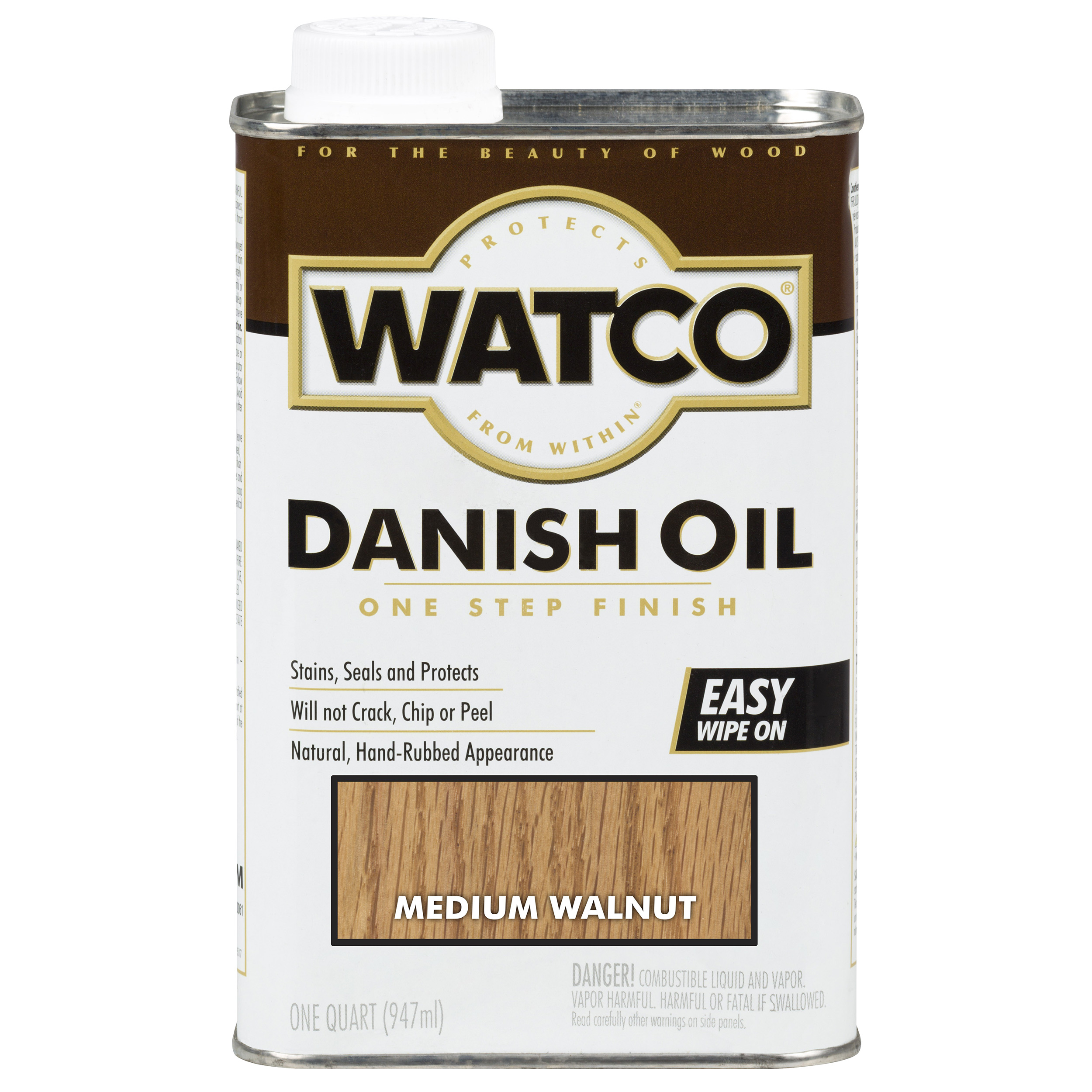 Danish Oil, Medium Walnut, Quart