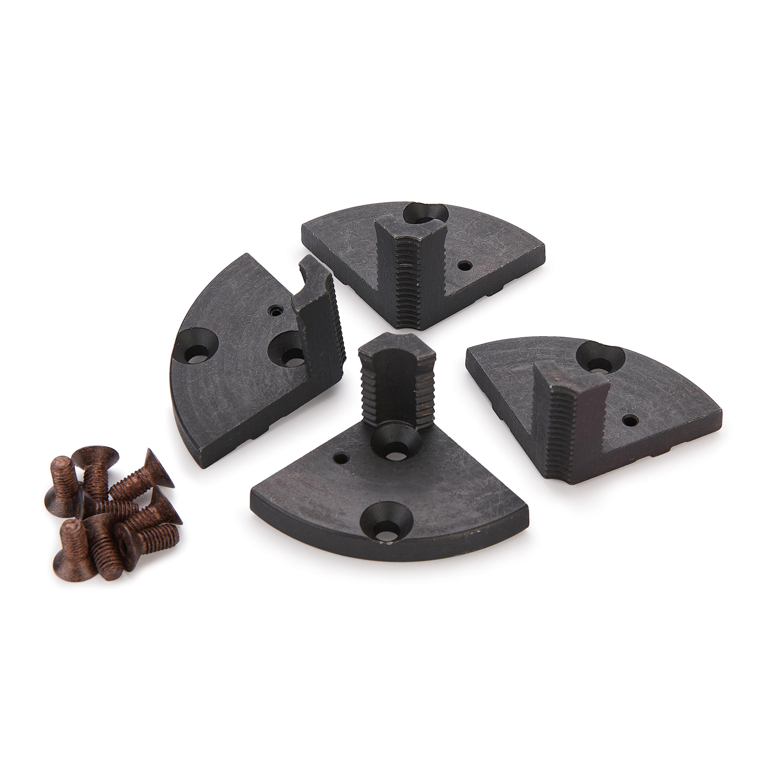 product: Oneway #1 Spigot Profiled Jaw Set for Stronghold Chuck shown