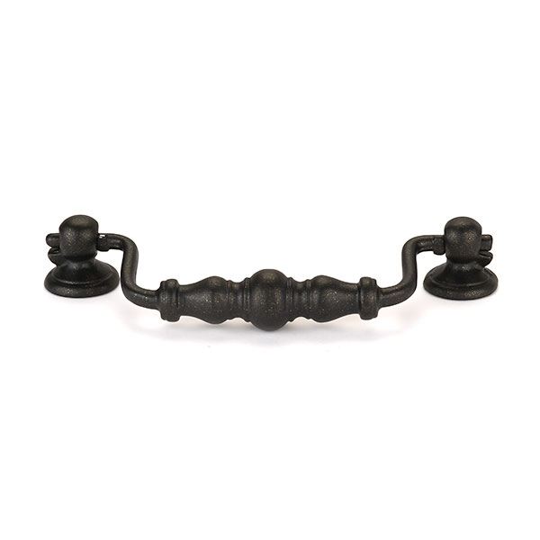 125.88.334 Bordeaux Bail Pull, Oil Rubbed Bronze, 128mm Center-to-center, 1 Piece