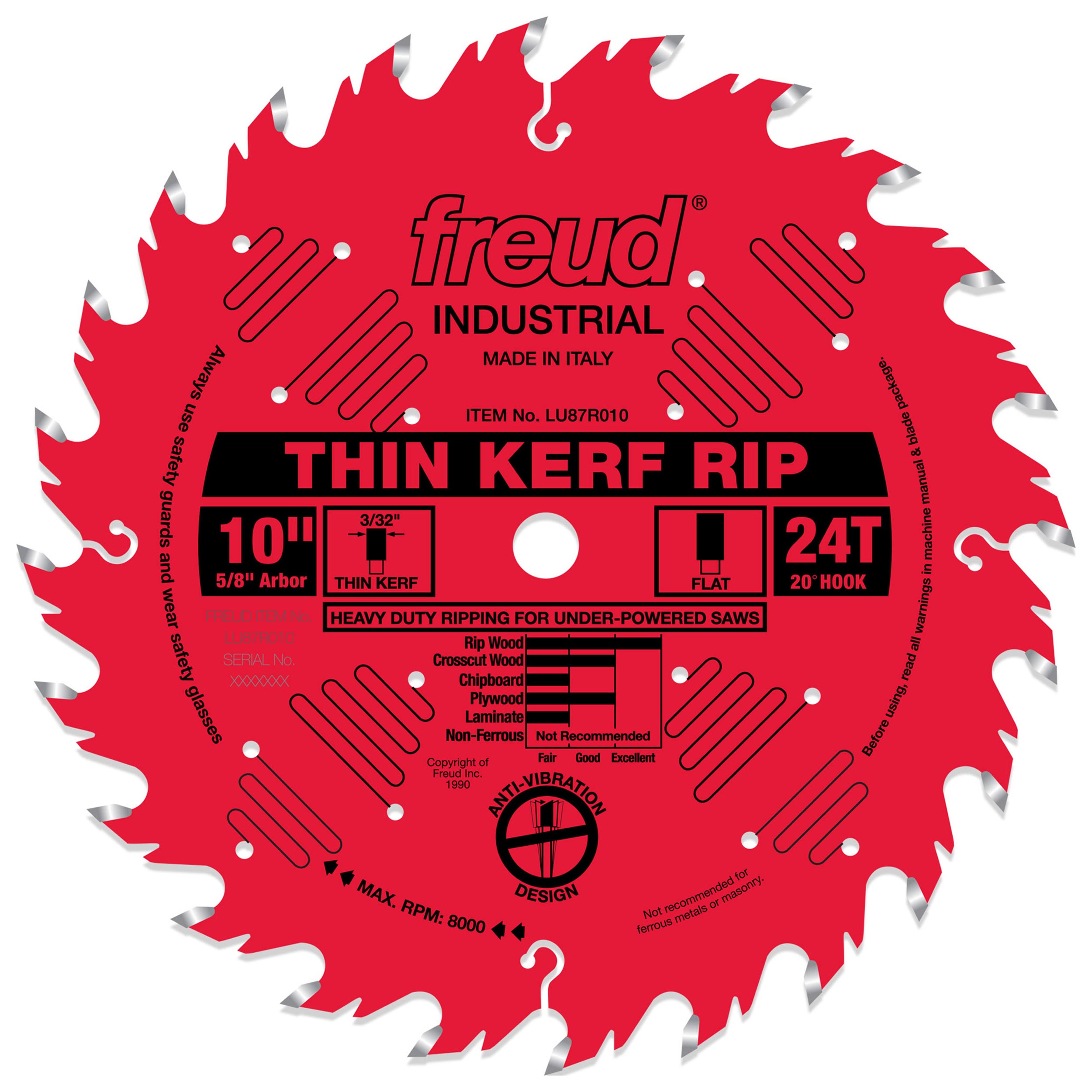 product: Freud LU87R010 Circular Saw Blade 10