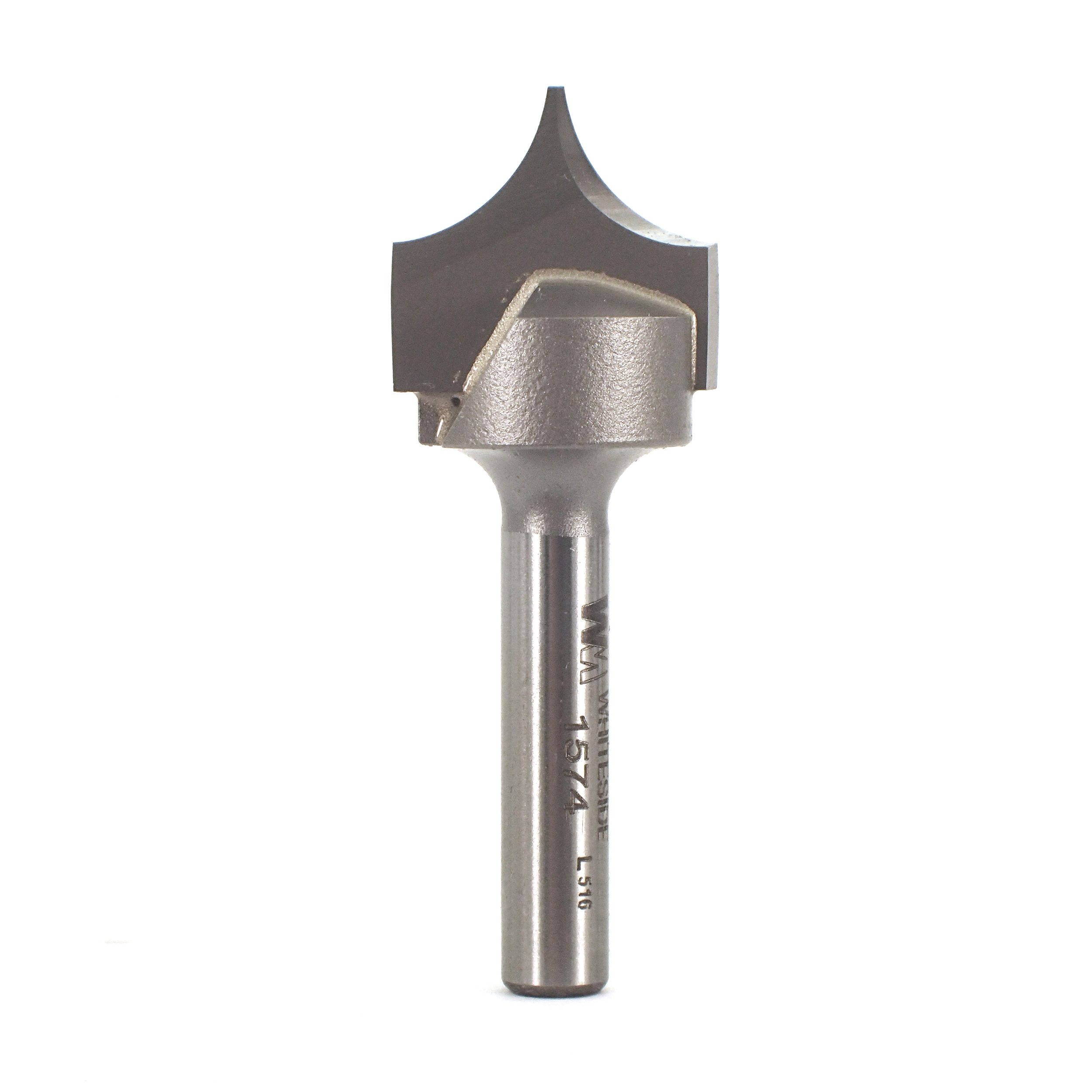 1574 Pointed Round Over Router Bit 3/8" R 3/4" D 1/4" Sh