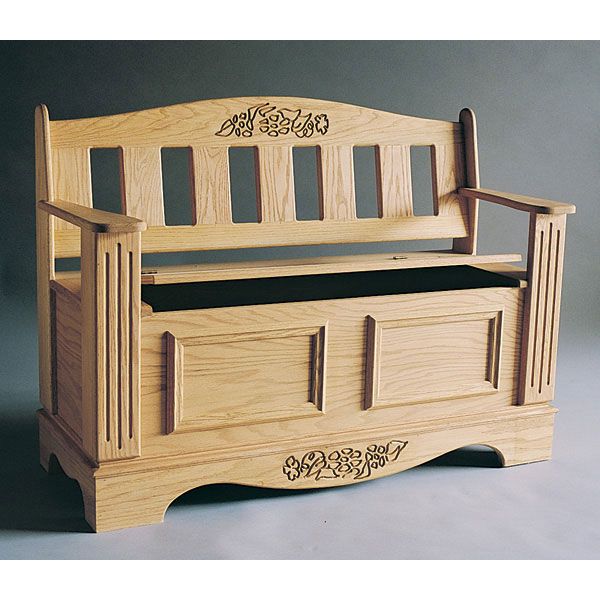 Woodworking Project Paper Plan To Build Blanket Chest/bench Plan, Plan No. 789