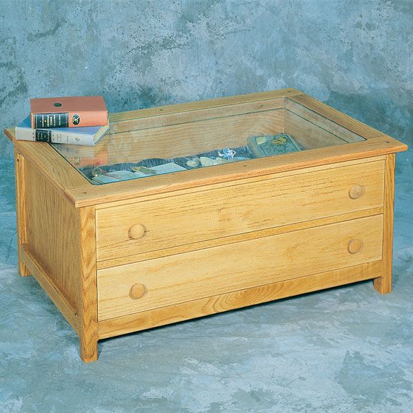 Woodworking Project Paper Plan To Build Curio Table, Plan No. 854