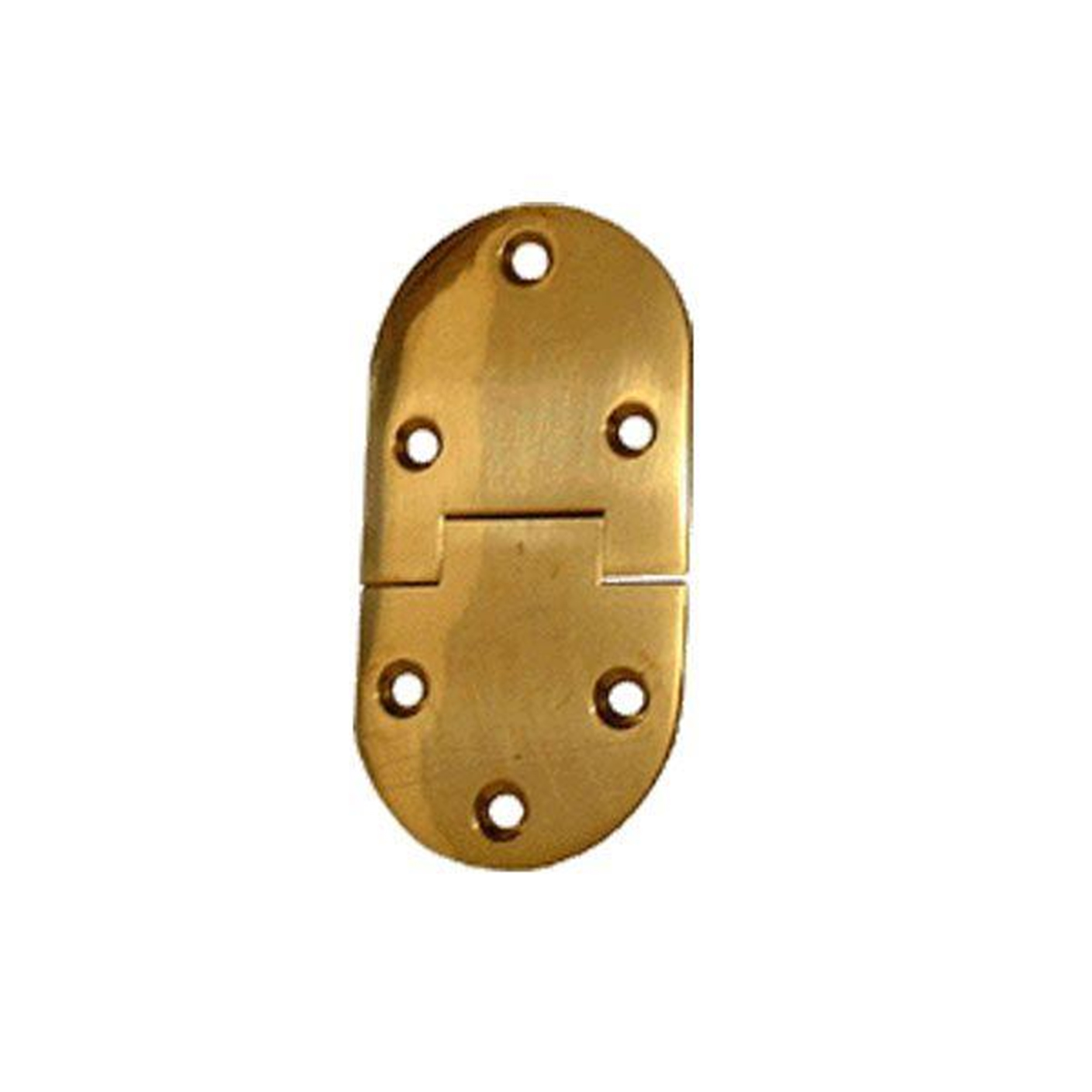 Butler Tray Hinge, Round, 3" Length X 1-1/2" Width Hinge, Each, Requires No. 6 Screws Not Included