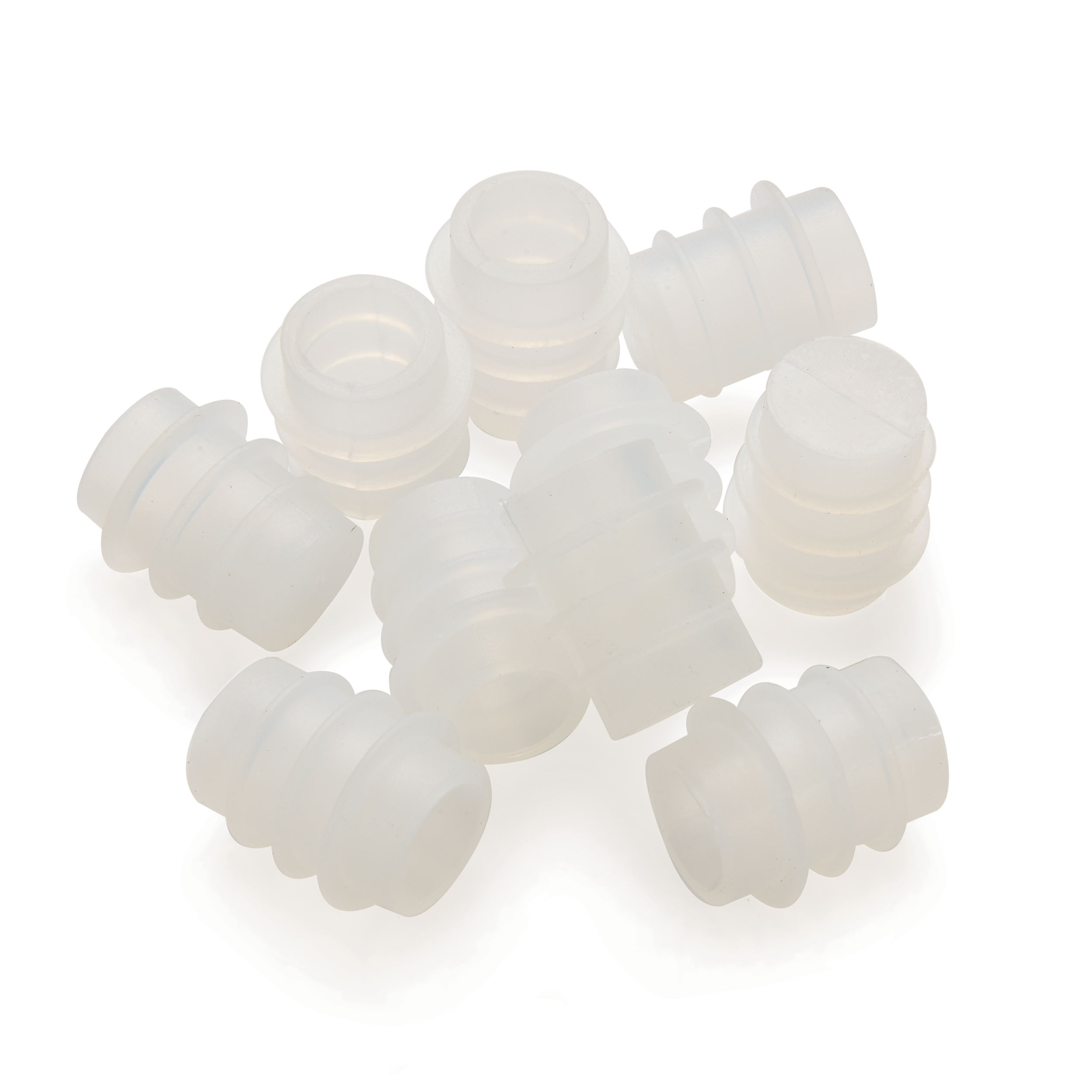 product: WoodRiver Woodturning Project Kit for Silicone Bottle Stoppers - 10 Piece shown