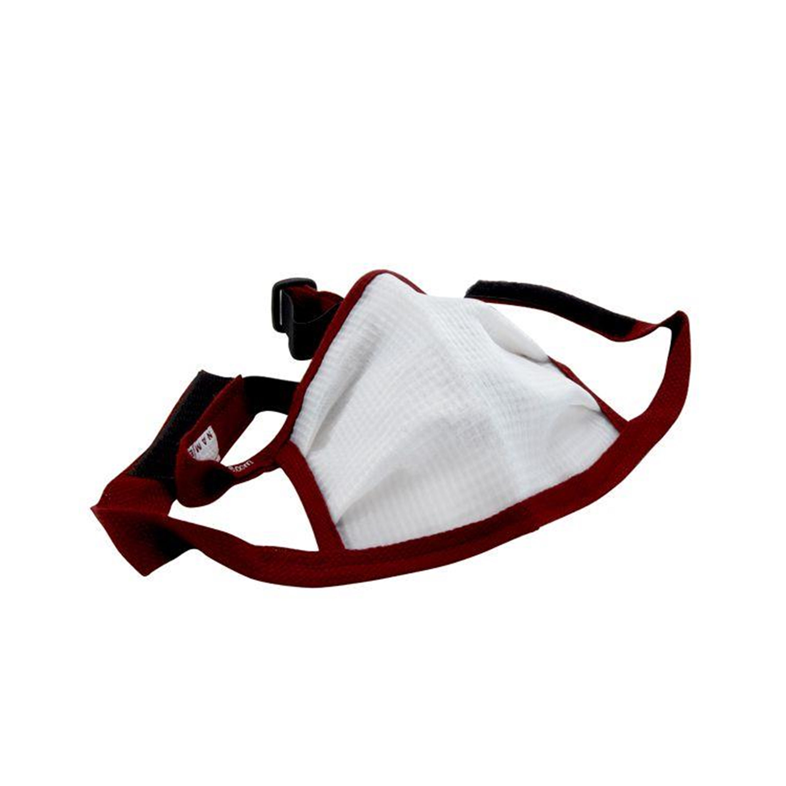 Large Dust Bee Gone Mask - Maroon Edging