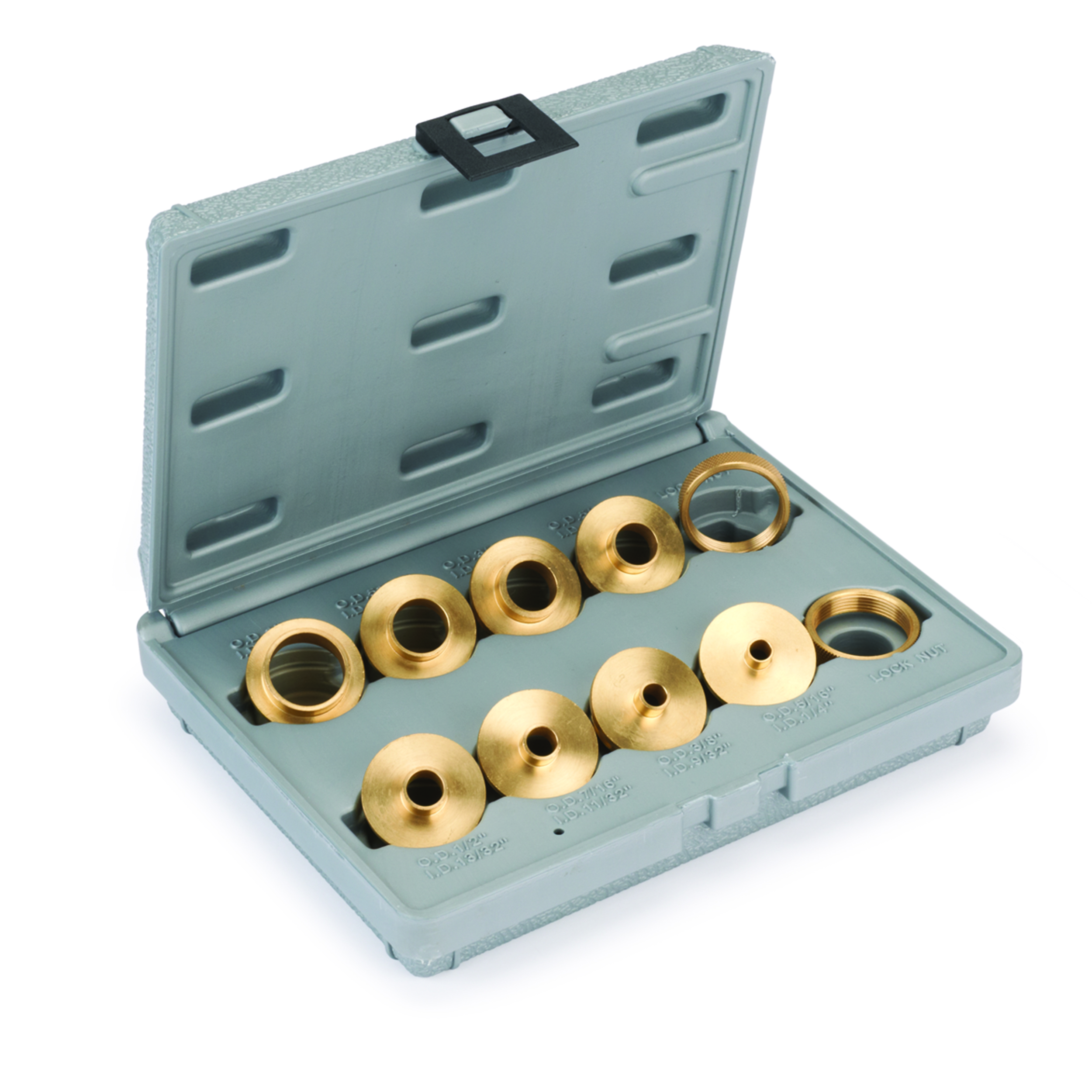 10 Piece Router Bushing Set With Case