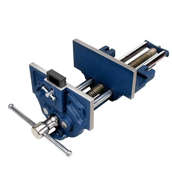 7" Quick Release Woodworking Vise With Quick Adjustment Trigger
