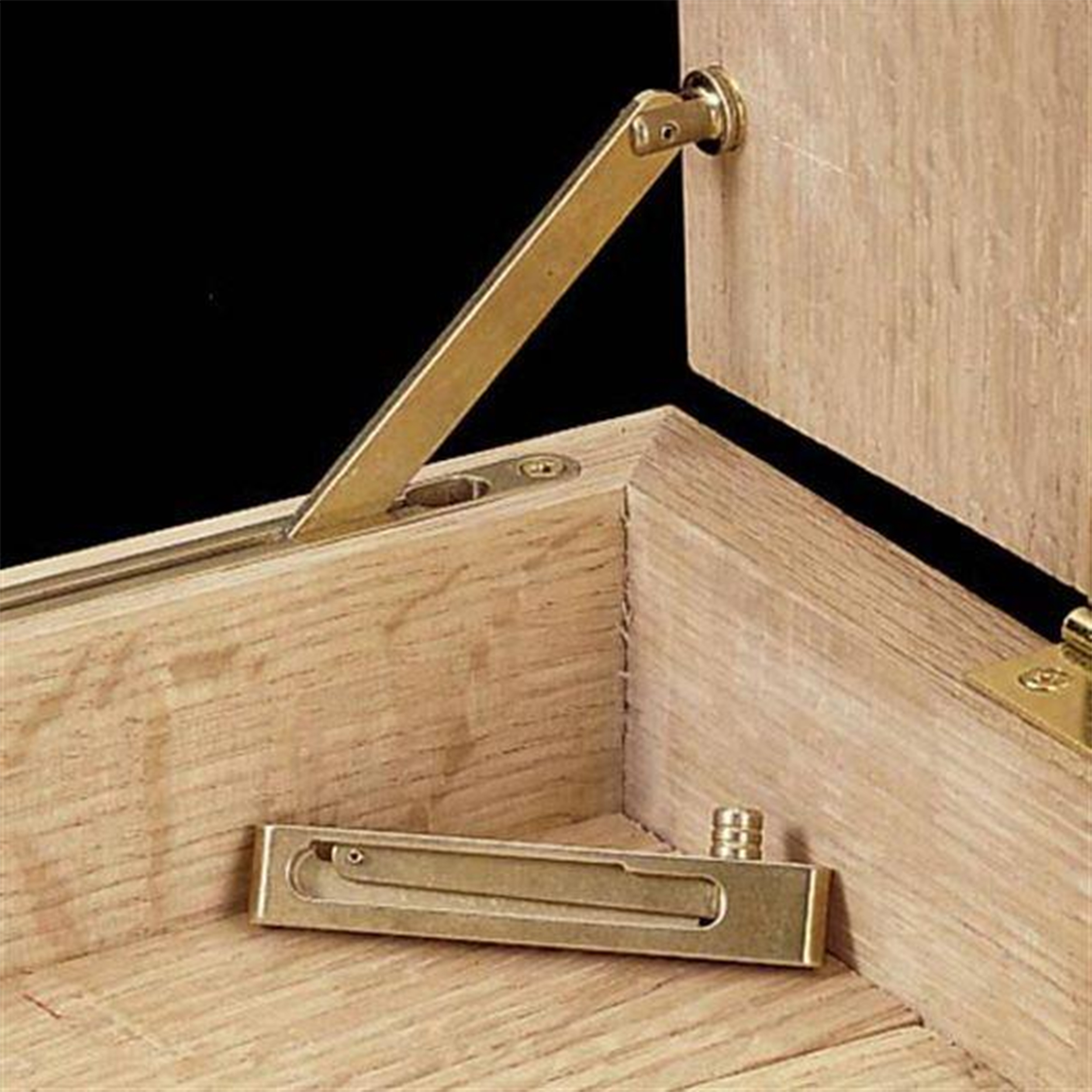Mortised Box Lid Support