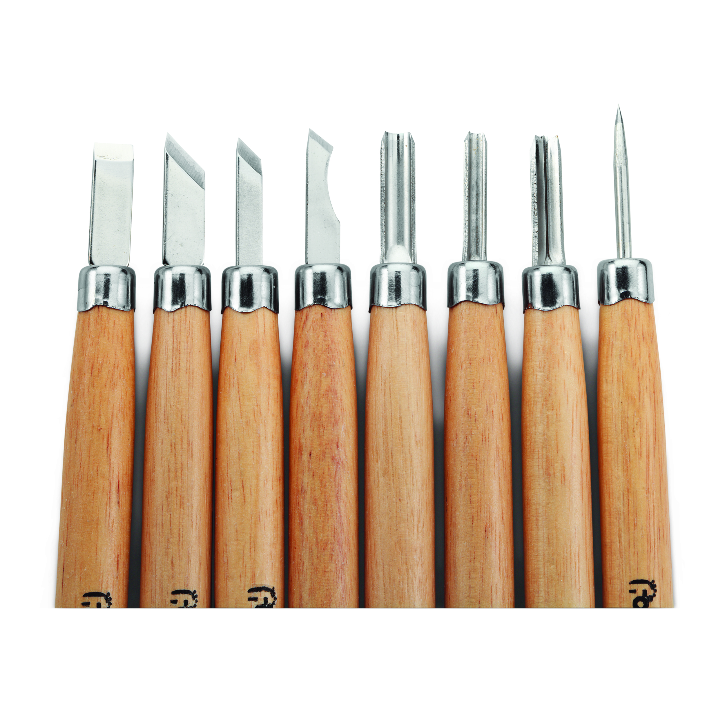 Carving Tool Detail Full Size Set 8 piece