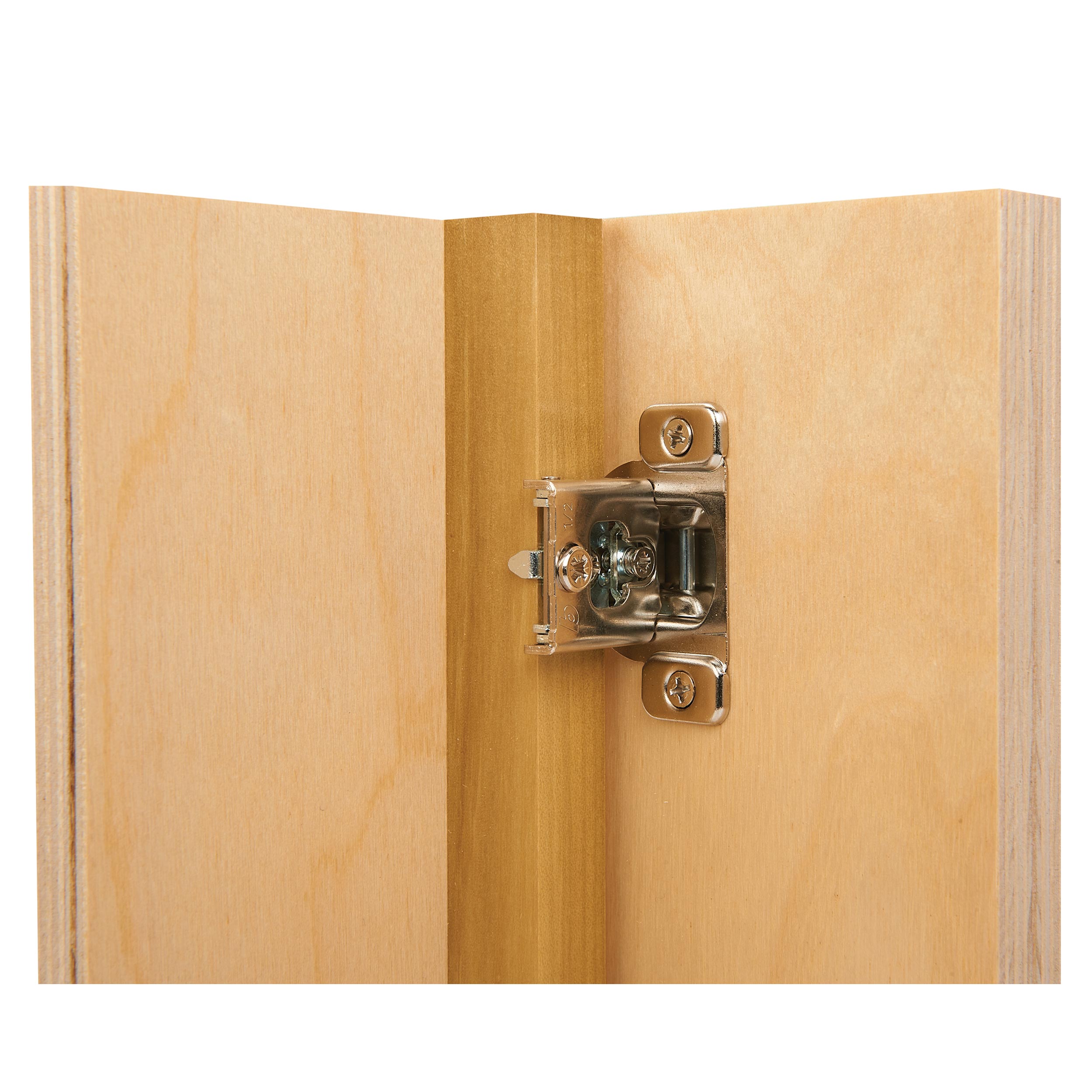 1/2" Face Frame Compact Cabinet Hinge, 2 Pack