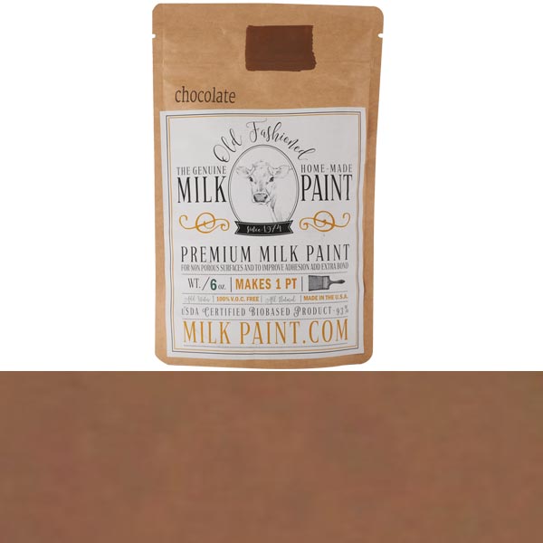 Old Fashioned Milk Paint Chocolate Brown Pint
