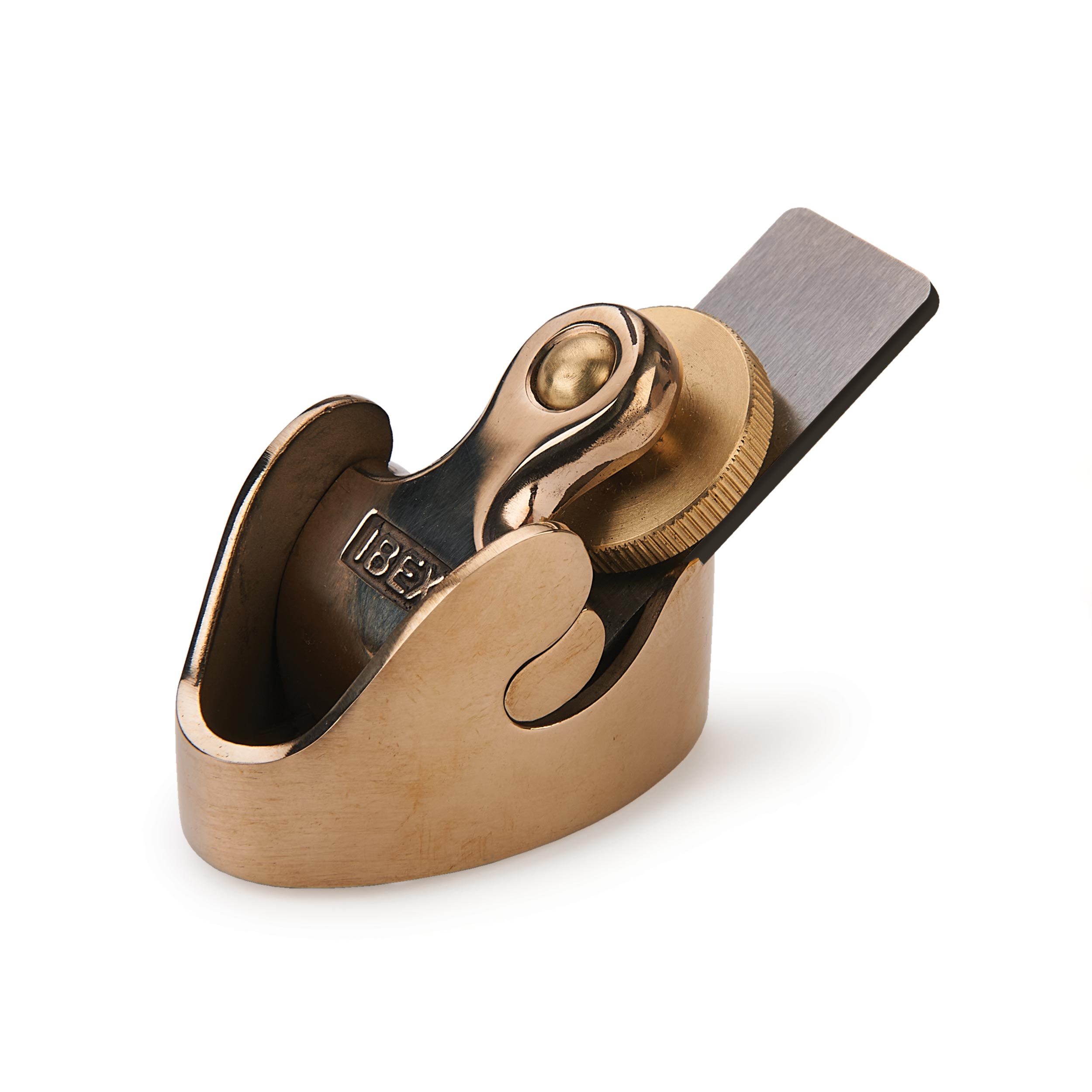 product: IBEX Round Bottom Finger Plane - 47 mm Length - 18 mm Blade Width shown