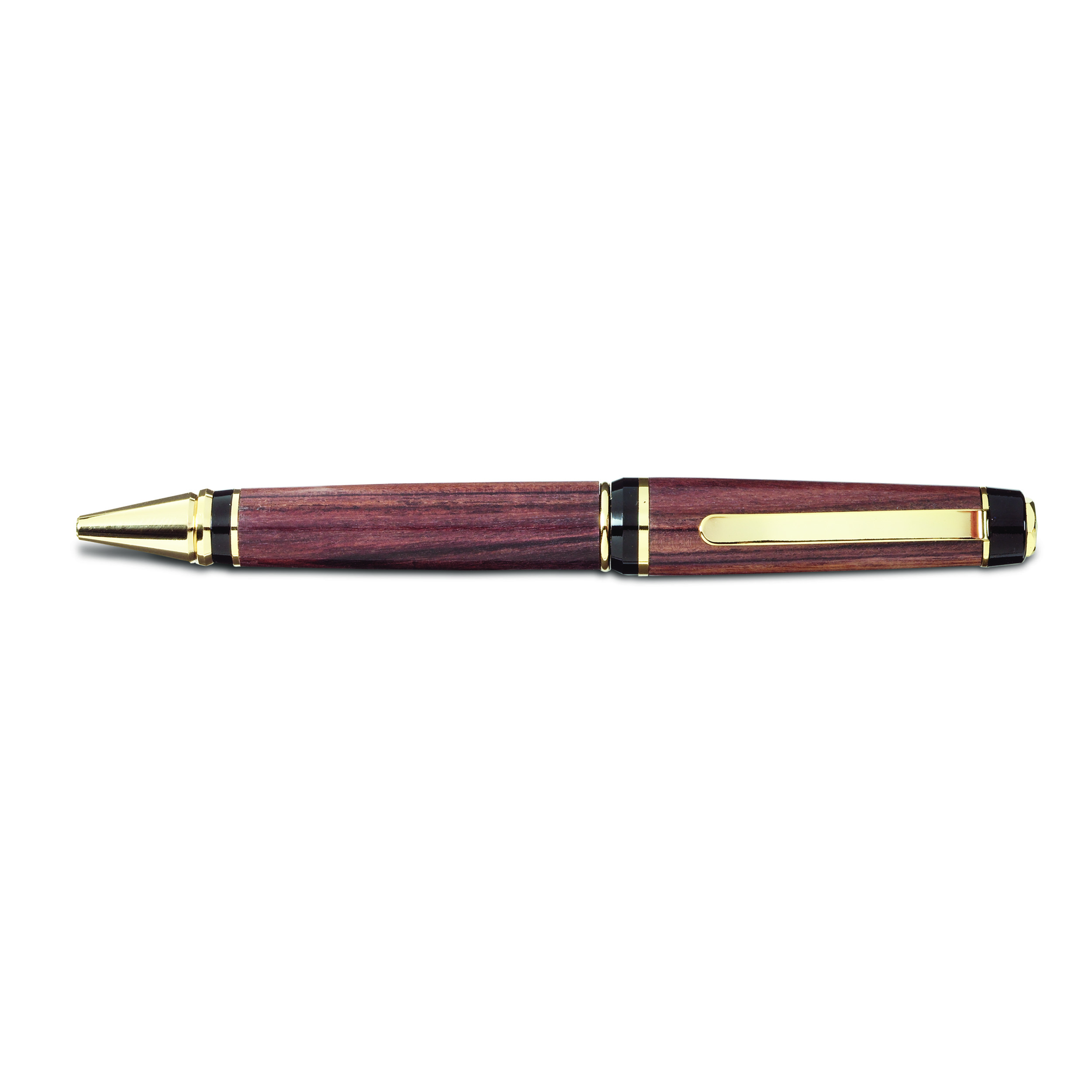 product: WoodRiver Premier Cigar Ballpoint Pen Kit - Gold shown