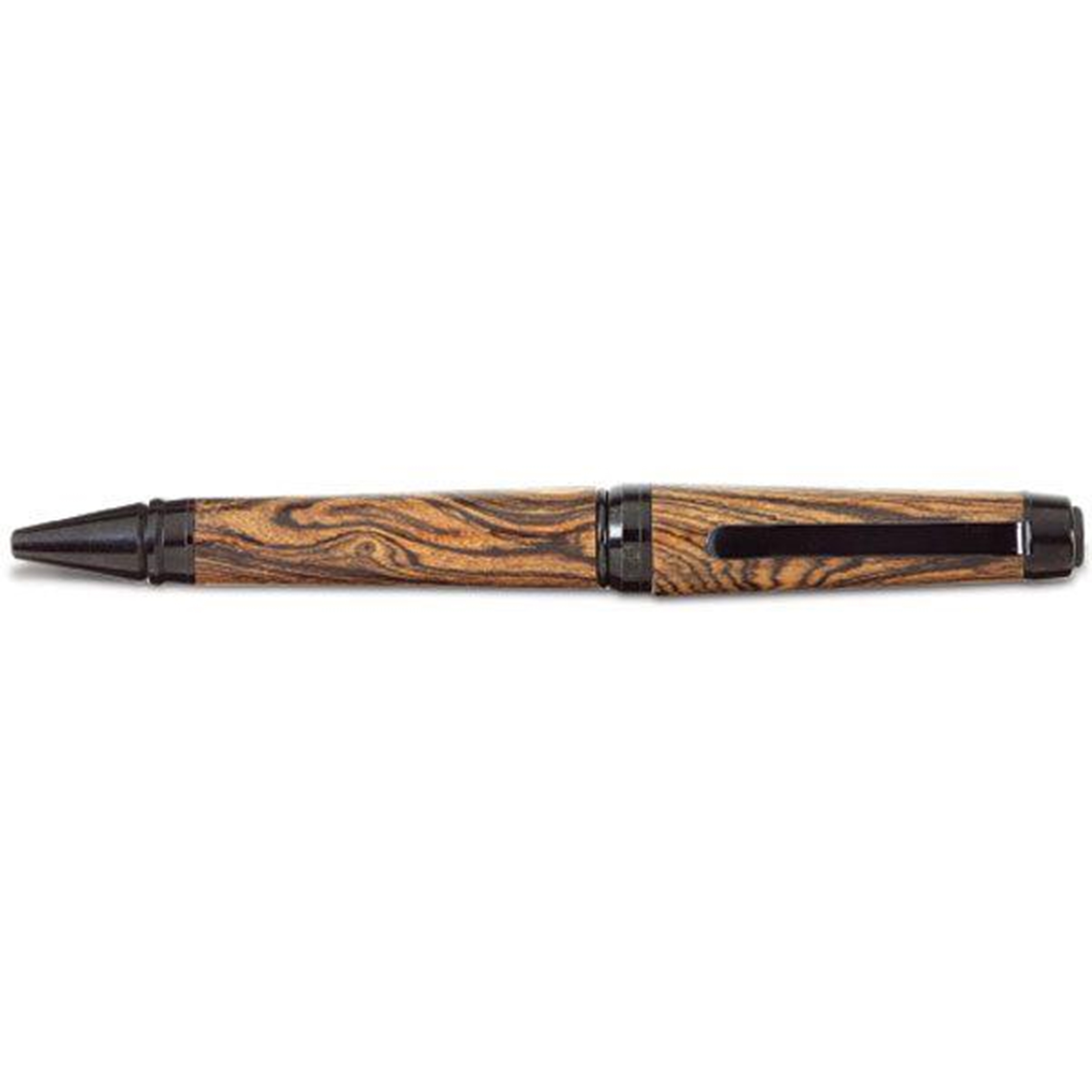 product: WoodRiver Premier Cigar Ballpoint Pen Kit - Bright Black shown
