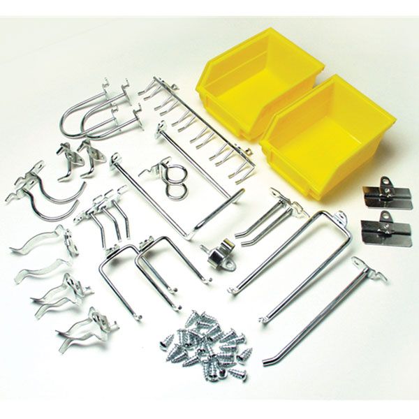 product: Triton Products Locking Pegboard Hook Kit shown