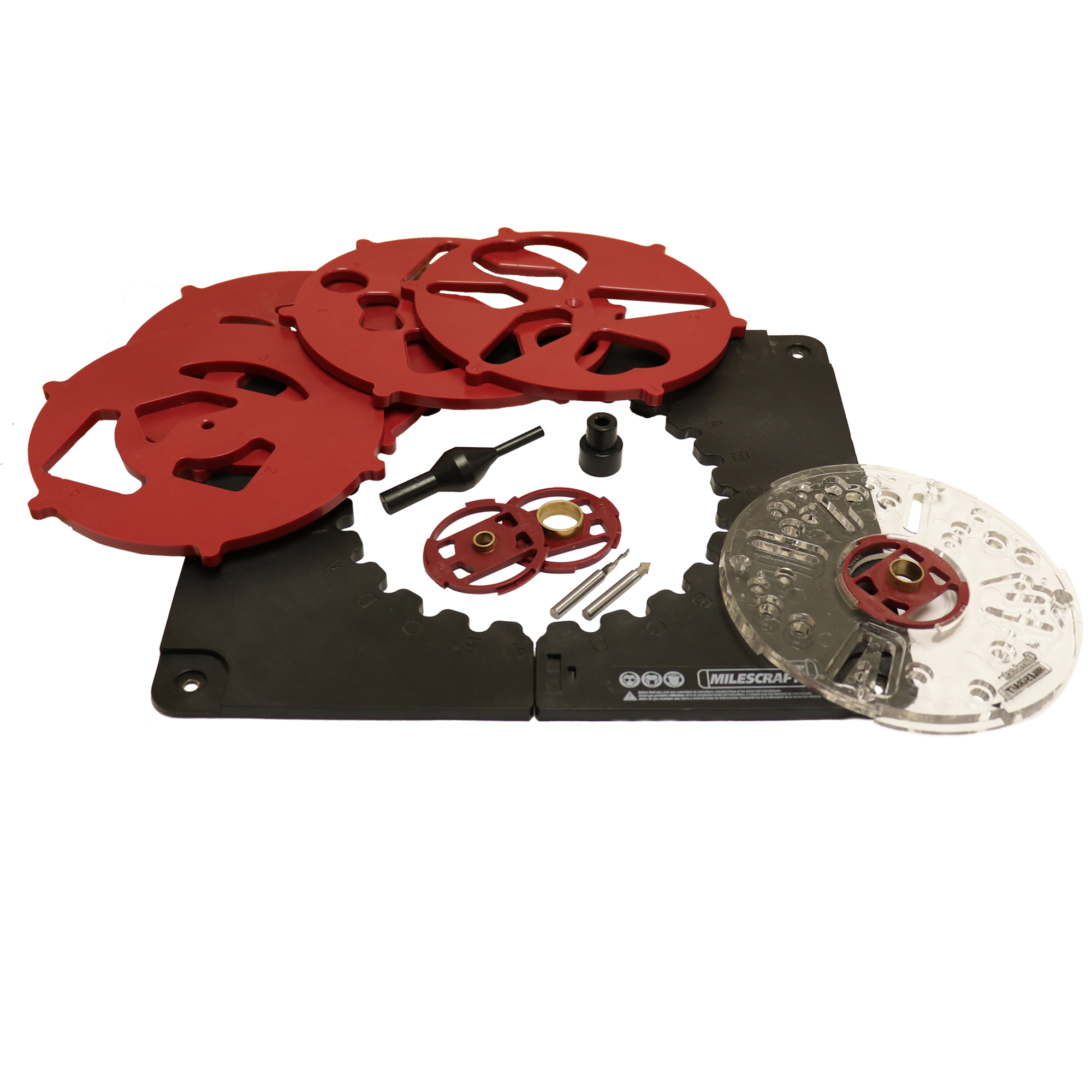 product: Milescraft Router Design/Inlay Kit shown