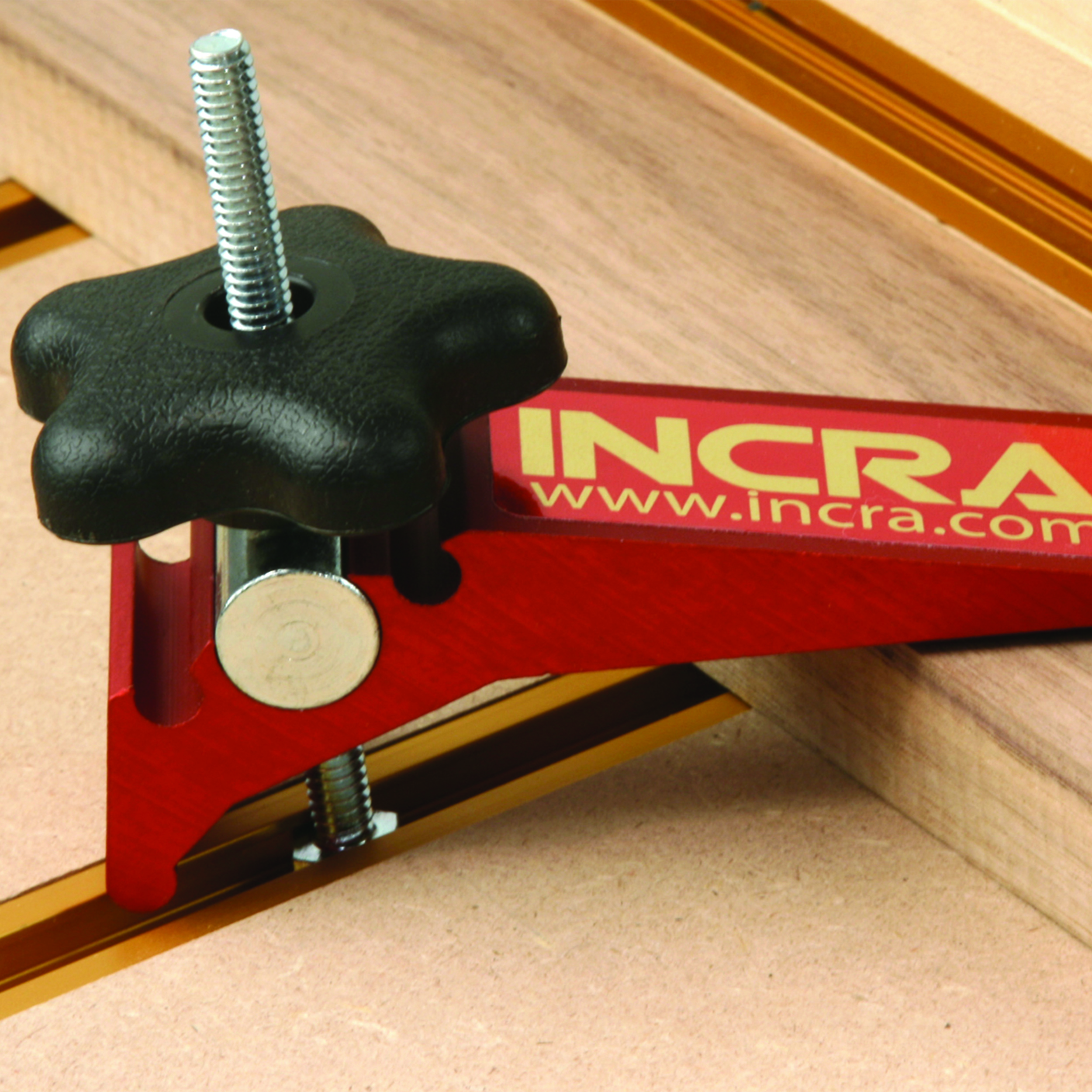product: Incra Build-It System Hold Down Clamp shown