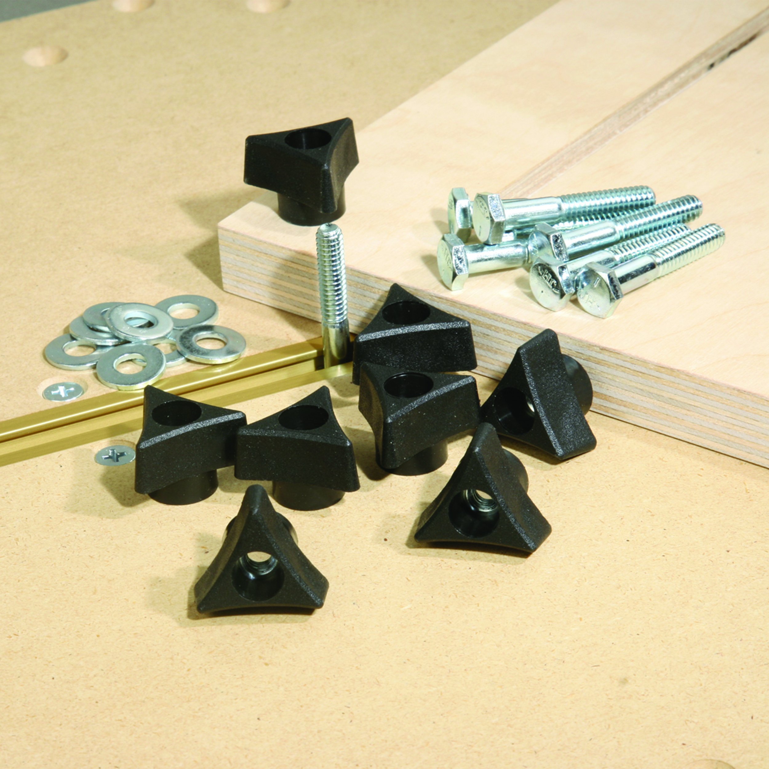 product: Incra Build-It System 1/4-20 Knob Kit shown