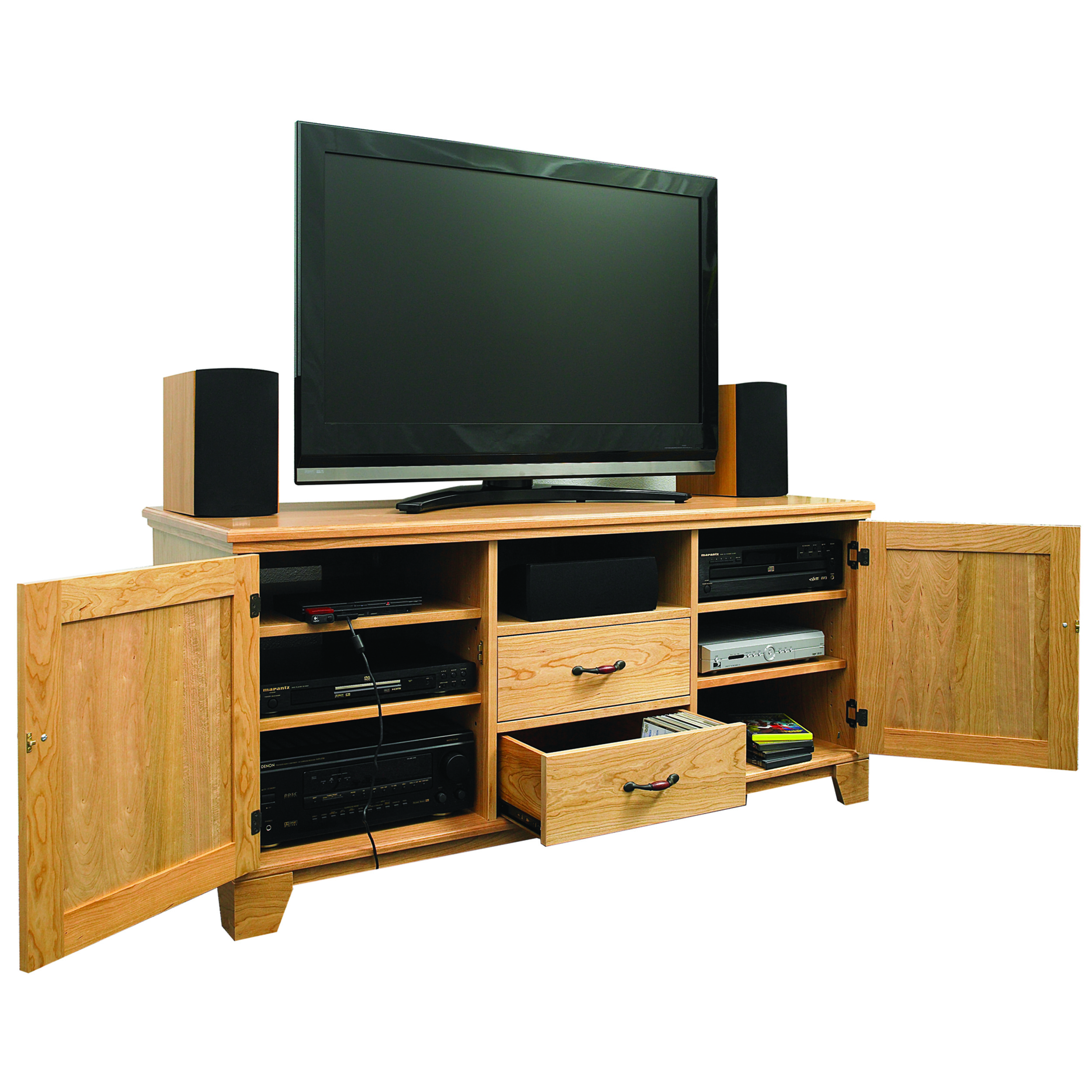 product: Woodcraft Magazine Woodworking Project Paper Plan to Build Flat Panel TV Entertainment Center shown