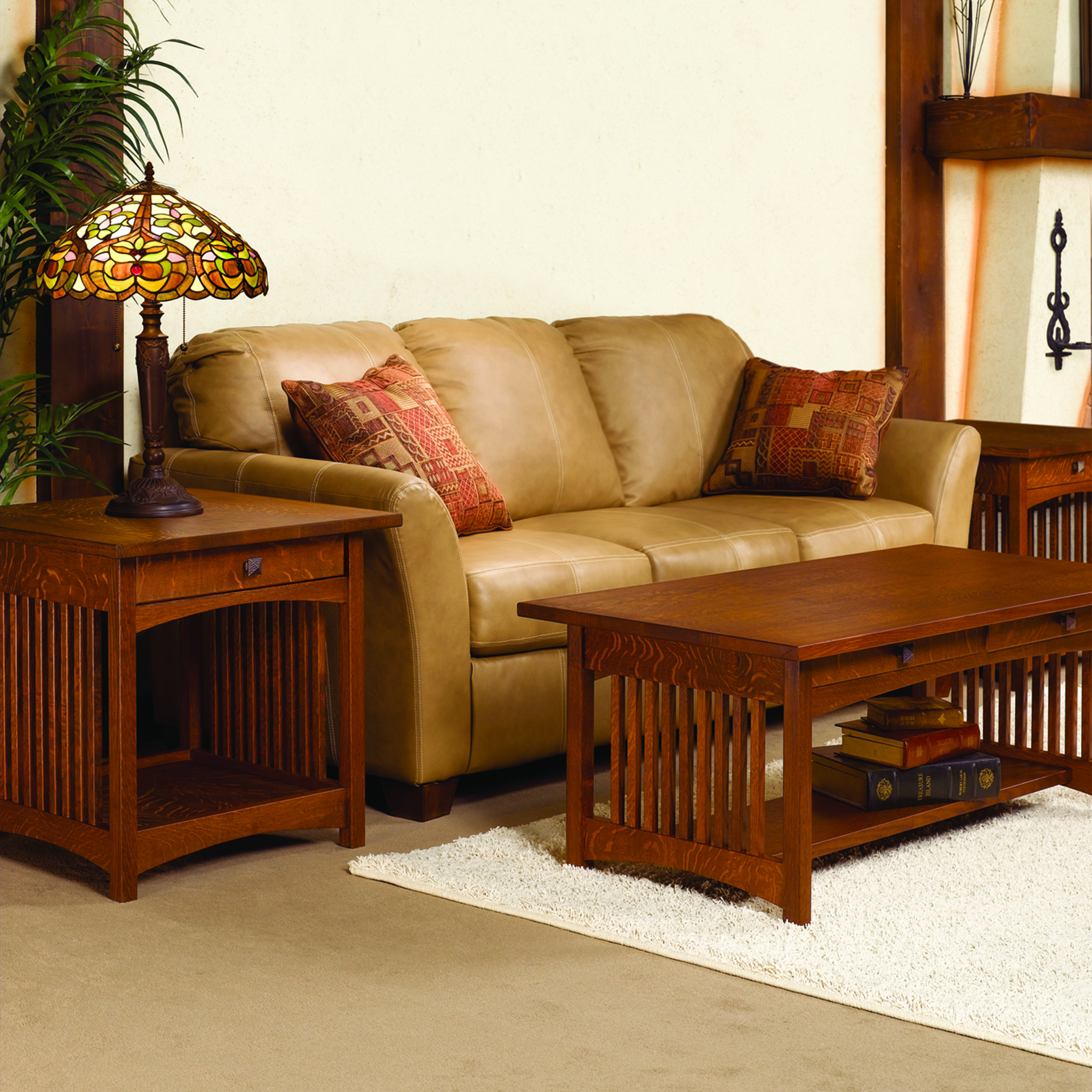 product: Woodcraft Magazine Woodworking Project Paper Plan to Build Mission Coffee and End Table shown