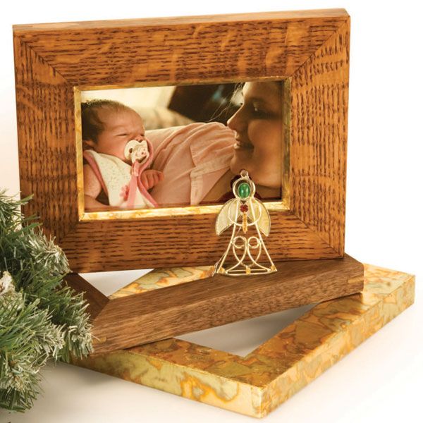 product: Woodcraft Magazine Good as Gold Picture Frames - Downloadable Plan shown