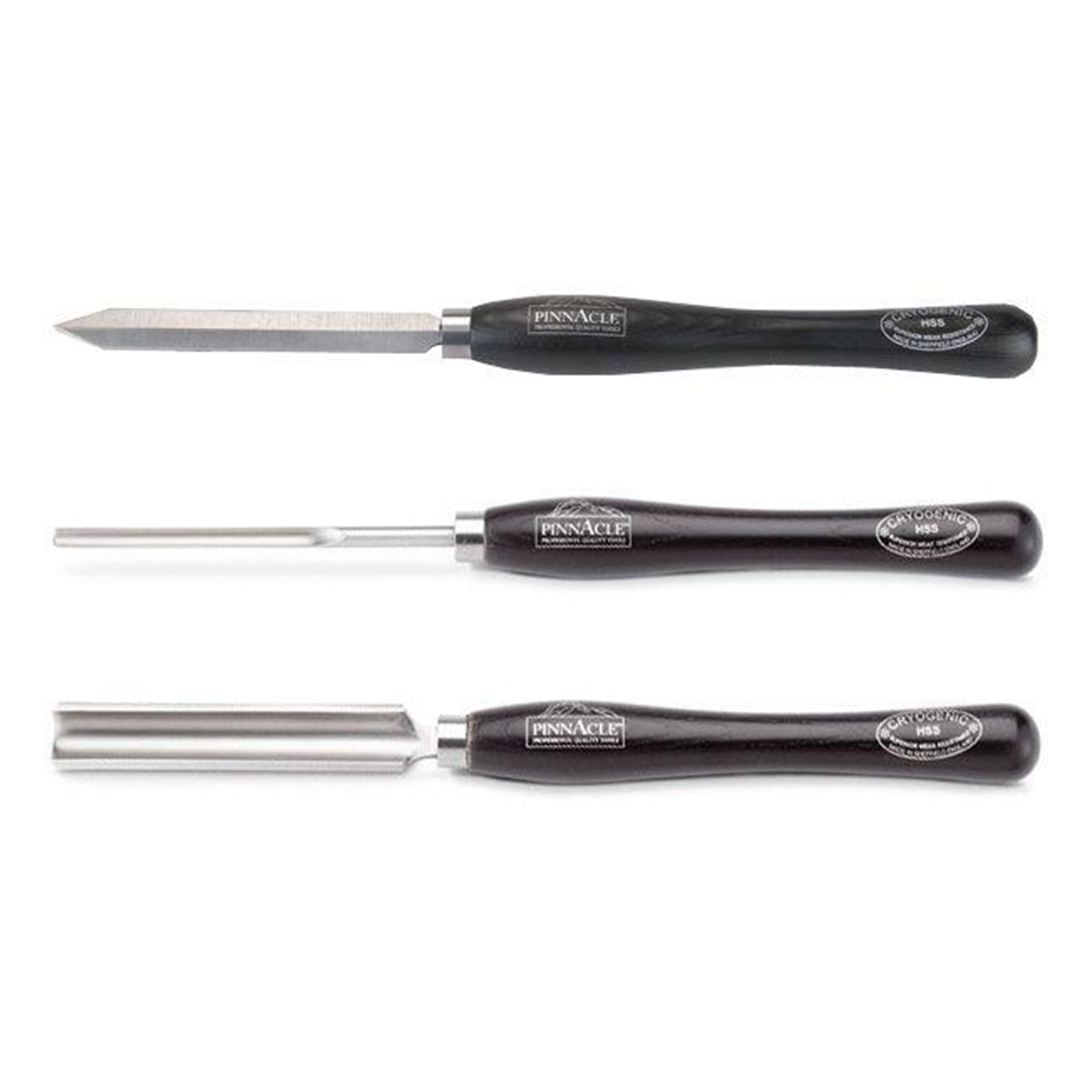 product: Pinnacle Cryogenic Spindle Turning Set shown