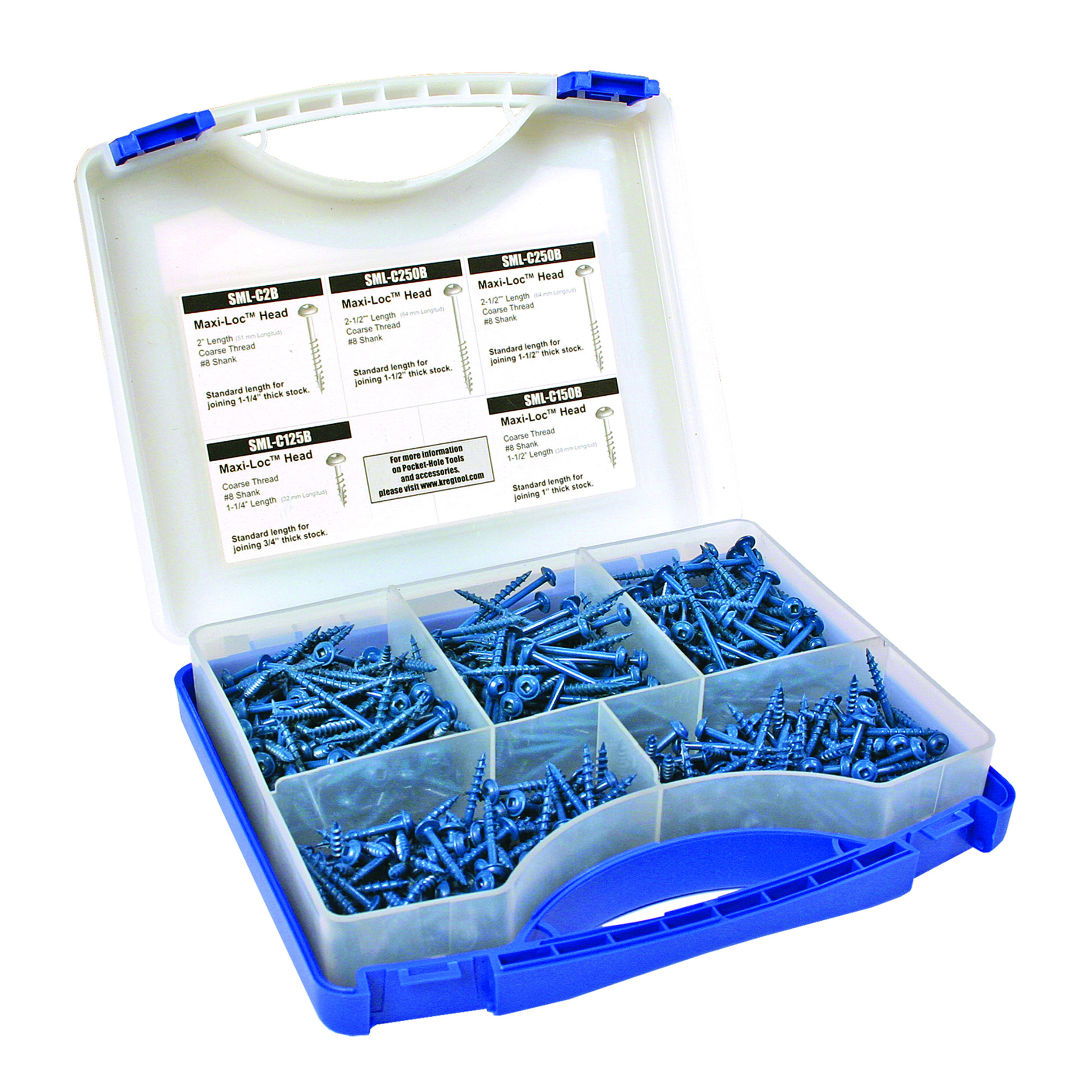 product: Kreg Pocket Hole Screw Outdoor Project Kit - Assortment - 450 Piece shown