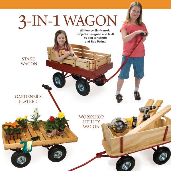 3 - In - 1 Wagon Plan - Downloadable Plan