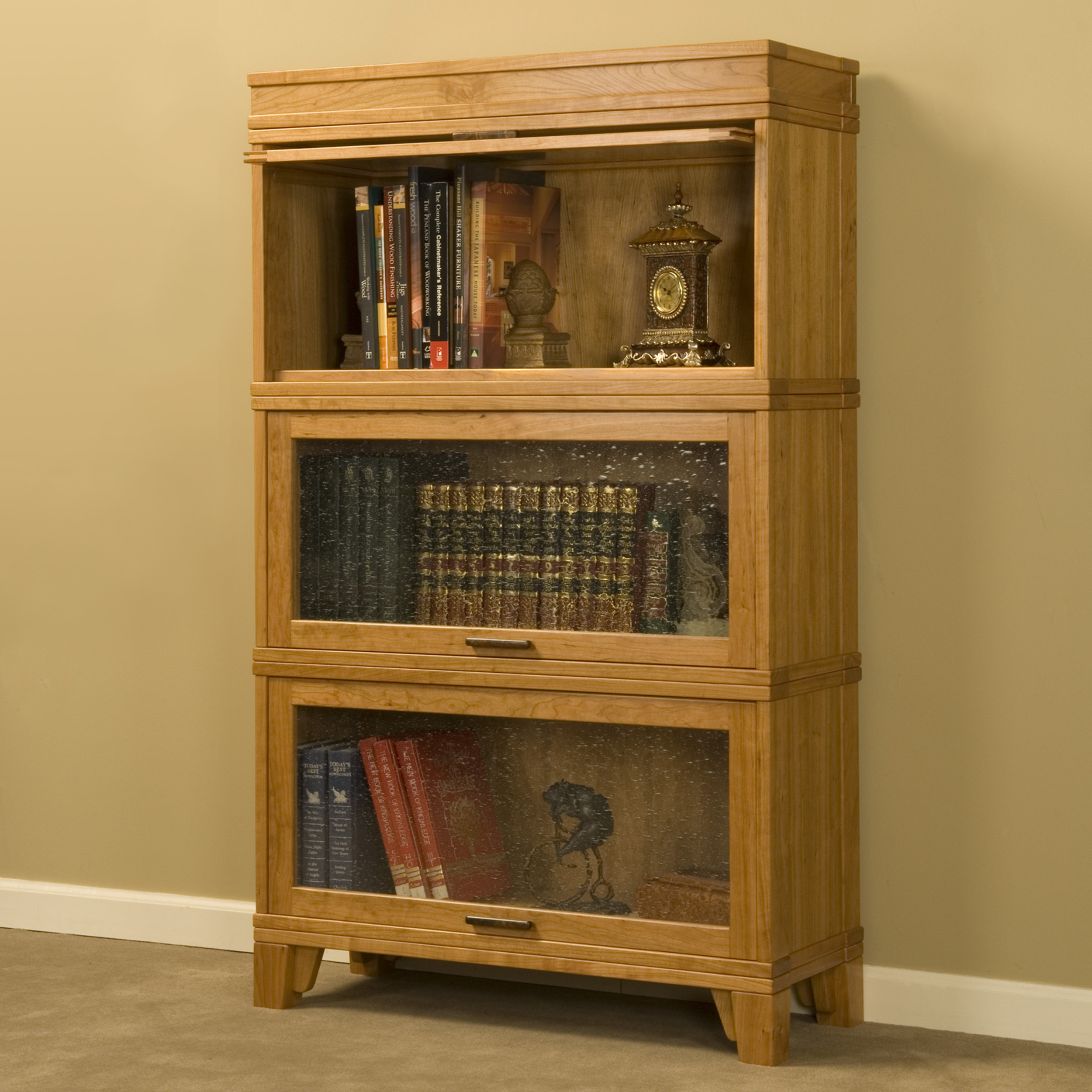 product: Woodcraft Magazine Woodworking Project Paper Plan to Build Barrister Bookcase shown