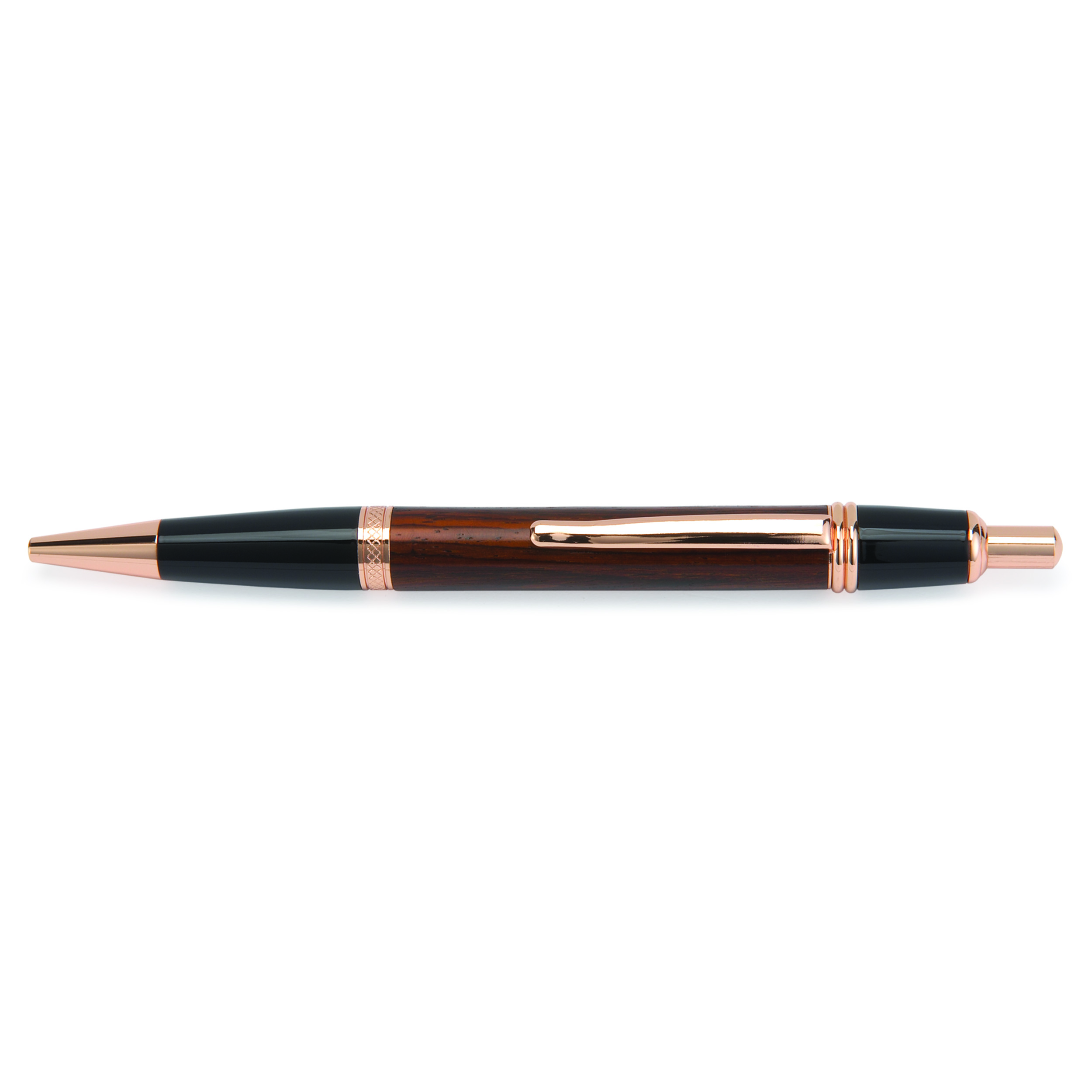 product: WoodRiver Wall Street II Click Ballpoint Pen Kit - Bright Copper shown
