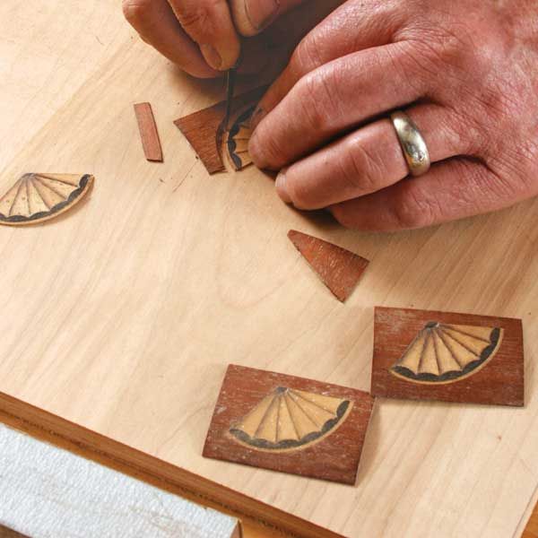product: Woodcraft Magazine String Inlay - Downloadable Technique shown