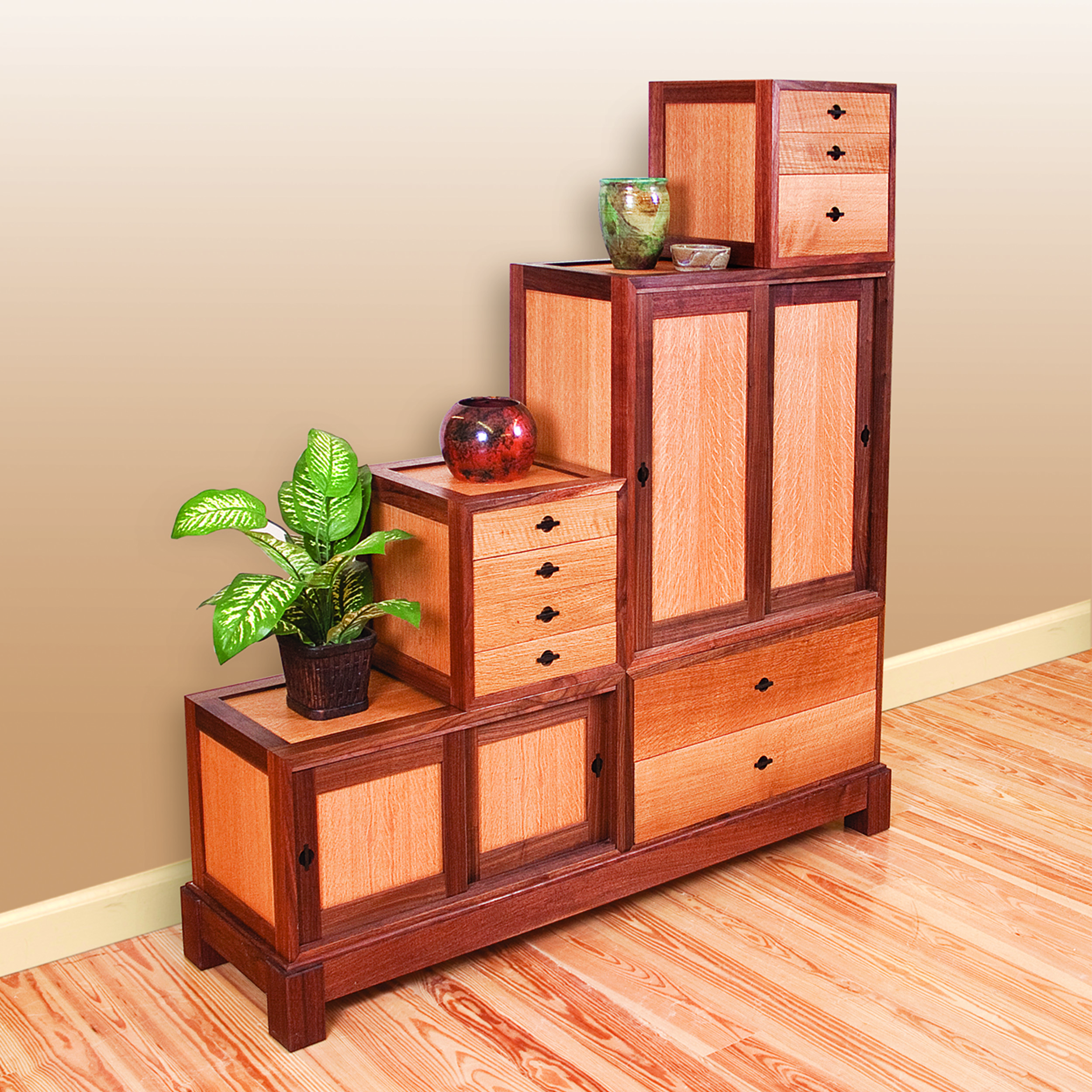 product: Woodcraft Magazine Woodworking Project Paper Plan to Build Tanzu Storage Chest shown