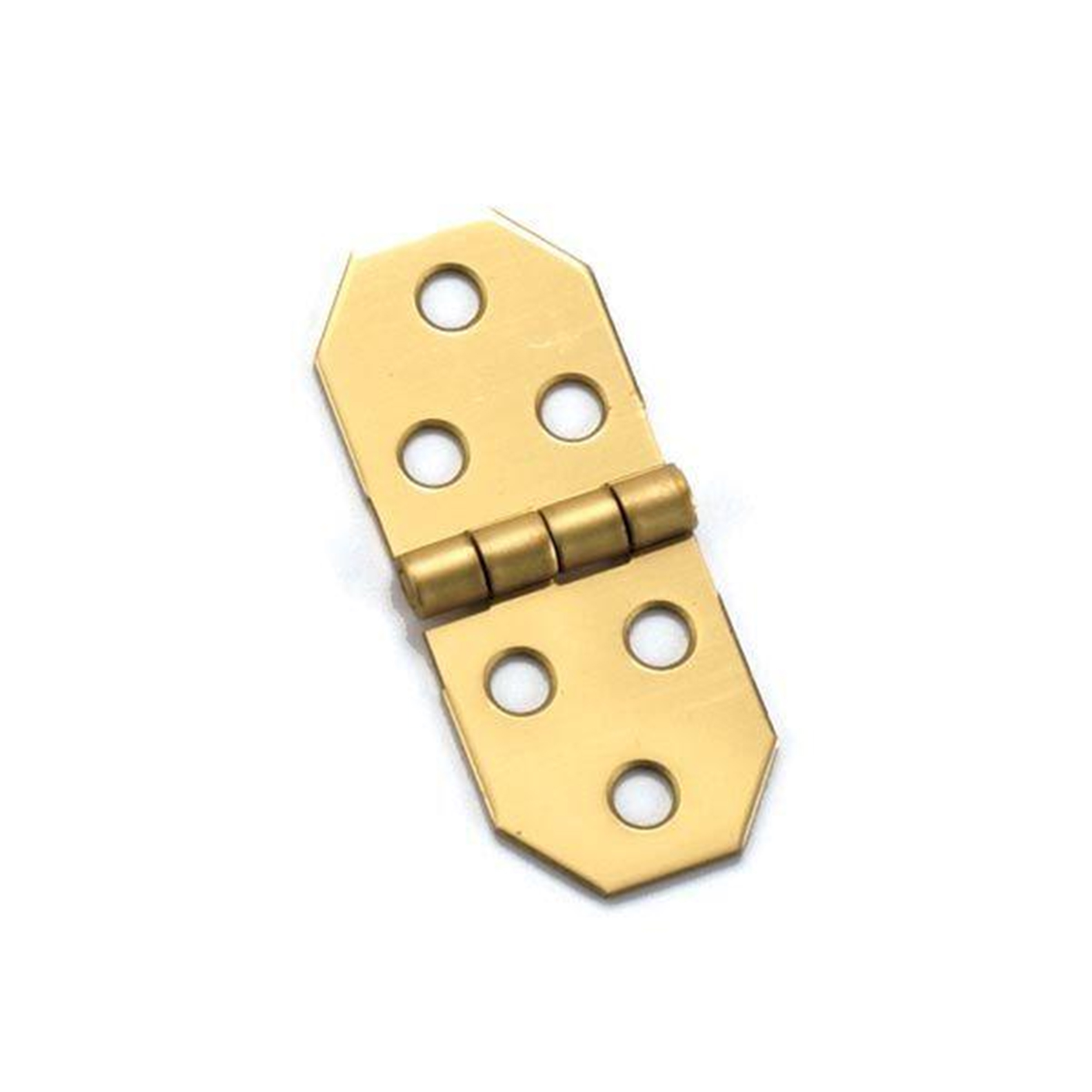 Solid Brass Miniature Decorative Hinge 3/4" Long X 1-13/16" Open W/screws, Pair
