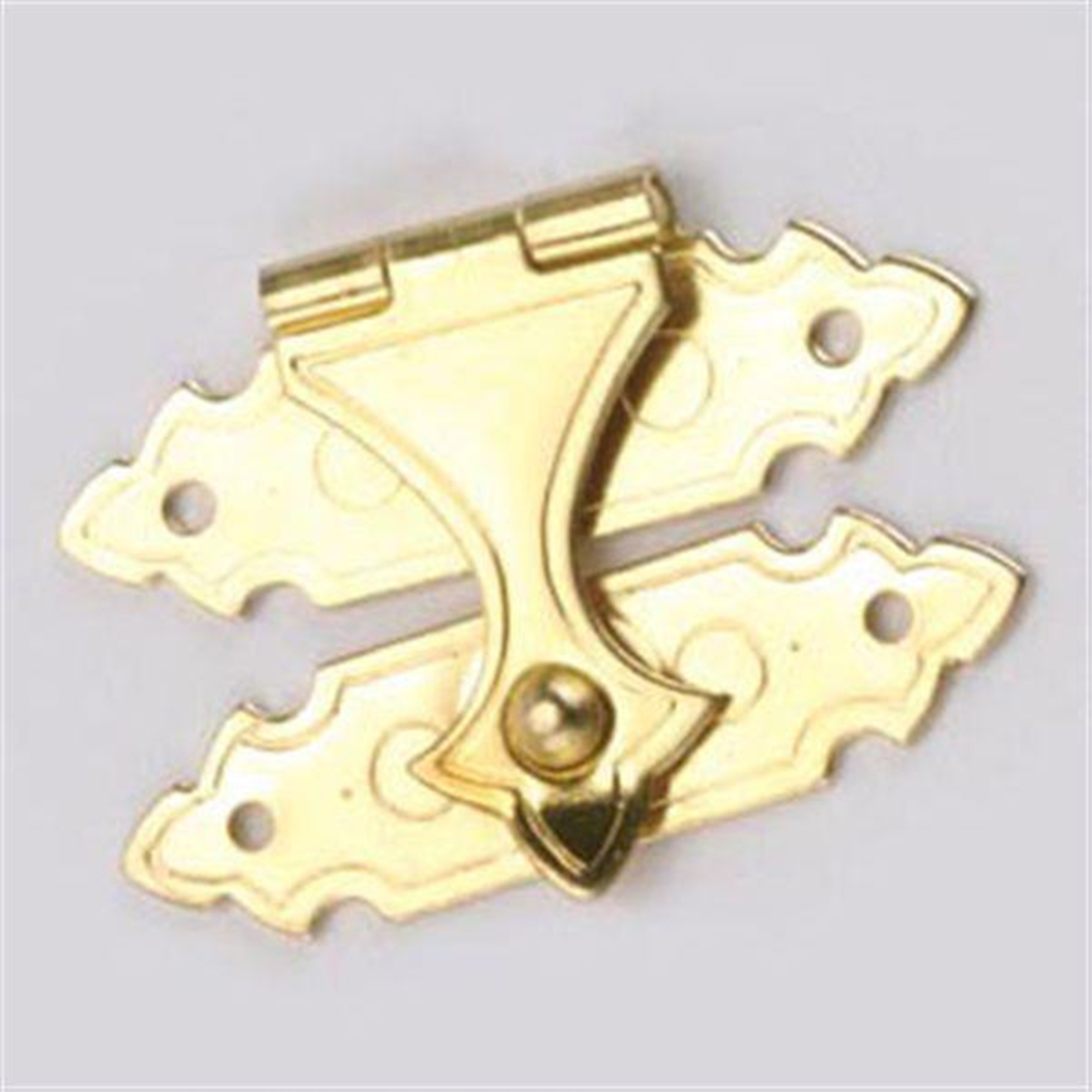 Solid Brass Miniature Decorative Catch W/pins, 2 Pack